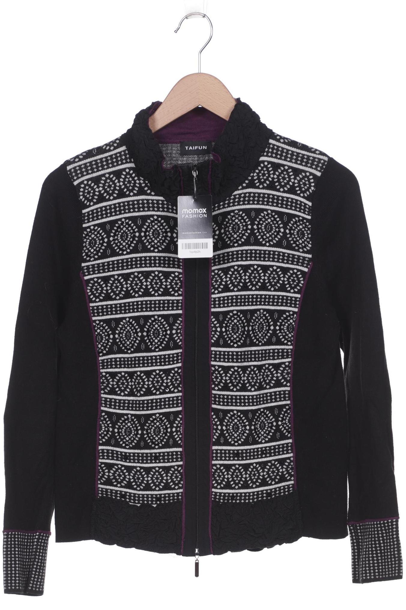 

TAIFUN Damen Strickjacke, schwarz