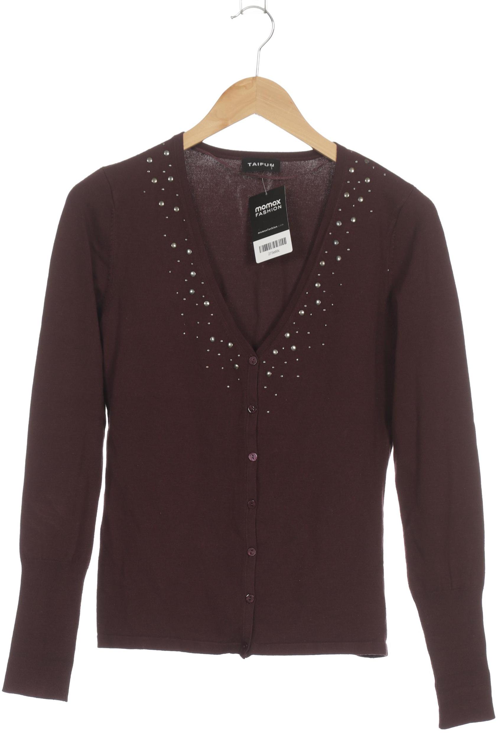 

Taifun Damen Strickjacke, braun, Gr. 38