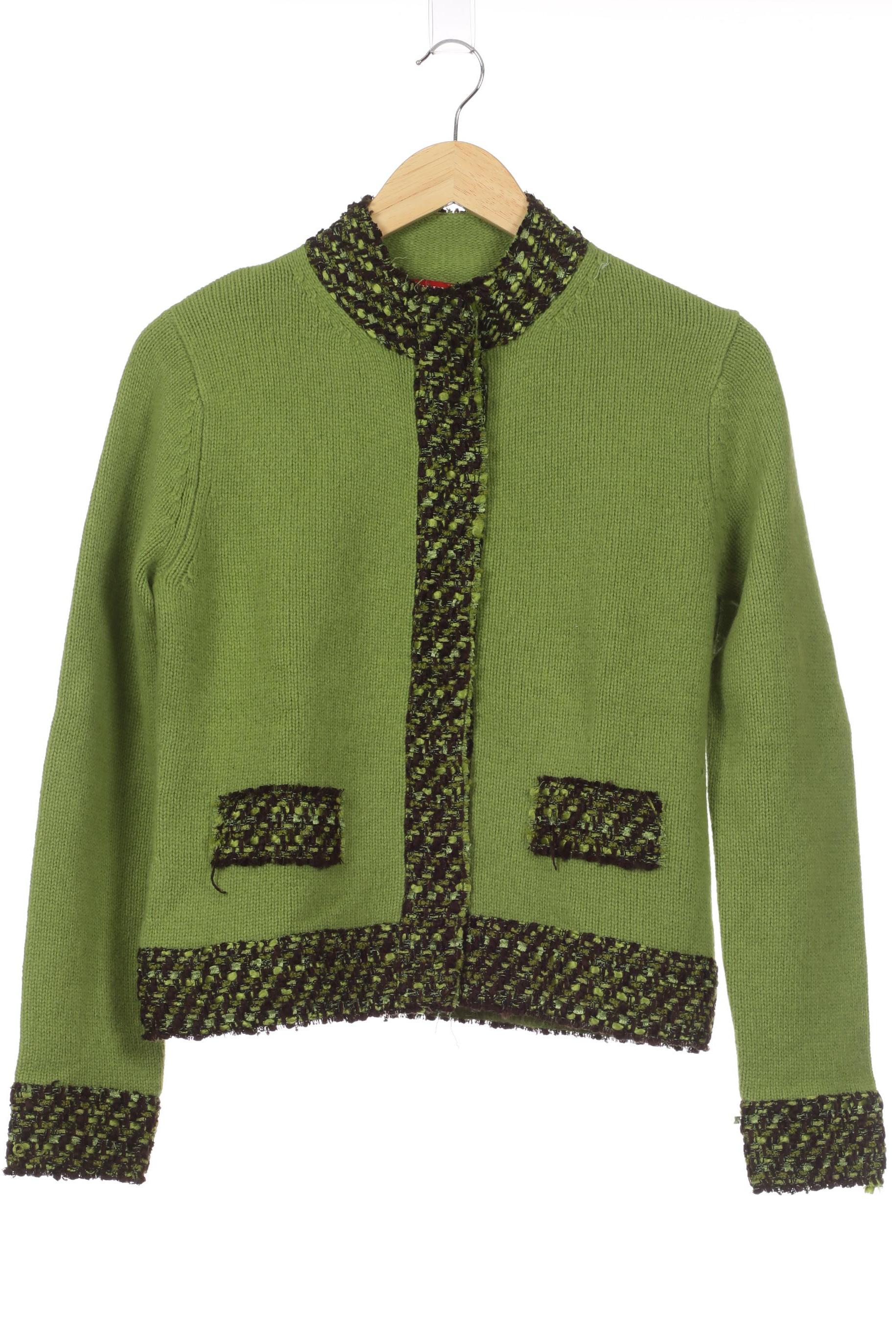 

Taifun Damen Strickjacke, grün, Gr. 36