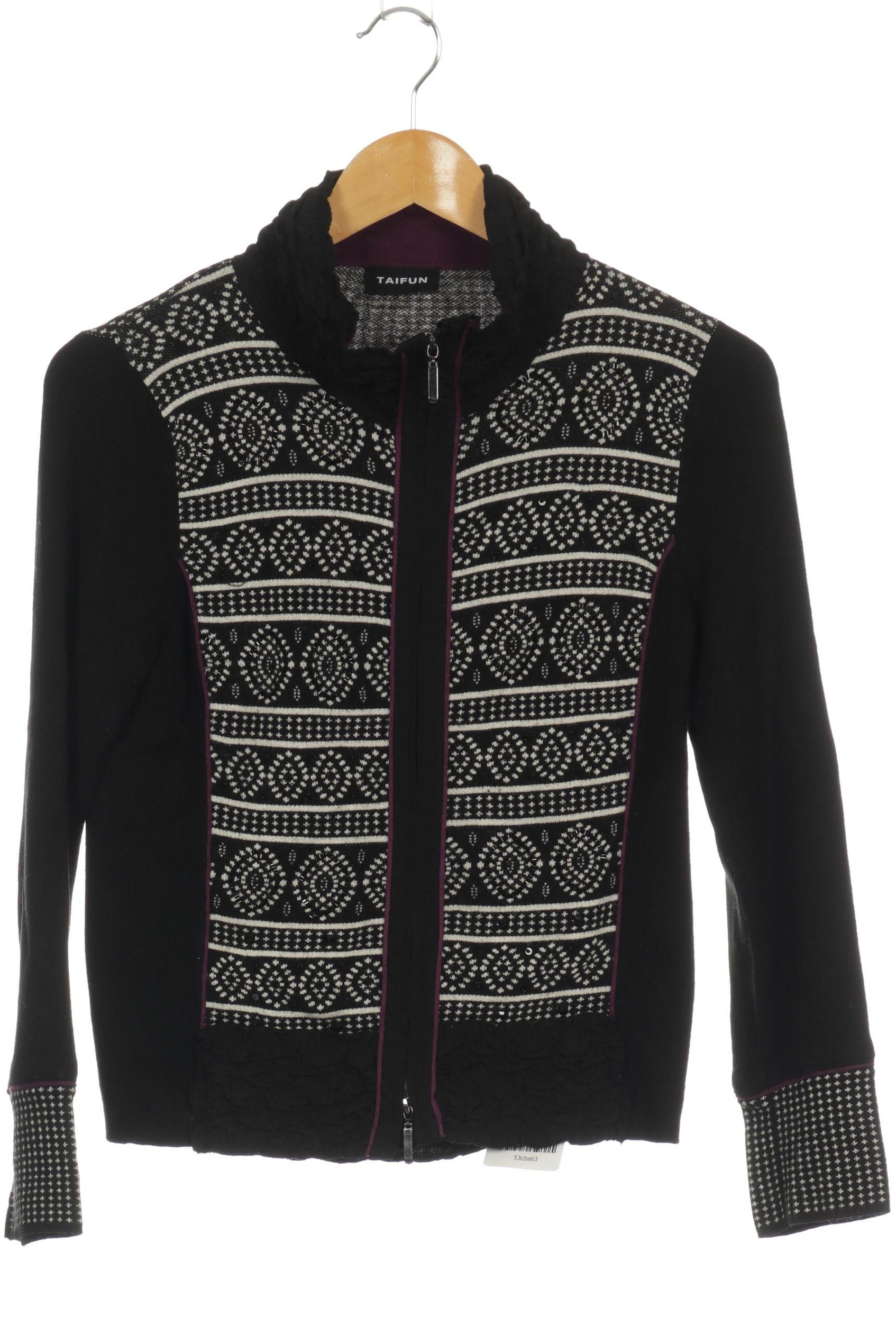 

Taifun Damen Strickjacke, schwarz, Gr.