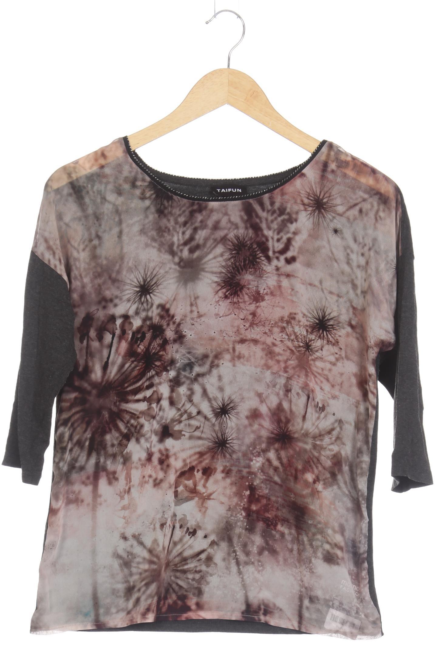 

Taifun Damen Langarmshirt, grau, Gr. 36