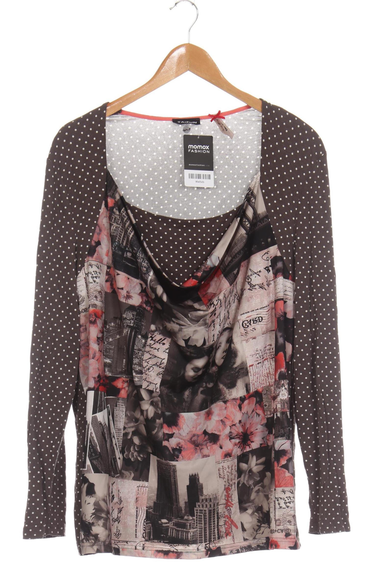 

Taifun Damen Bluse, braun, Gr. 46