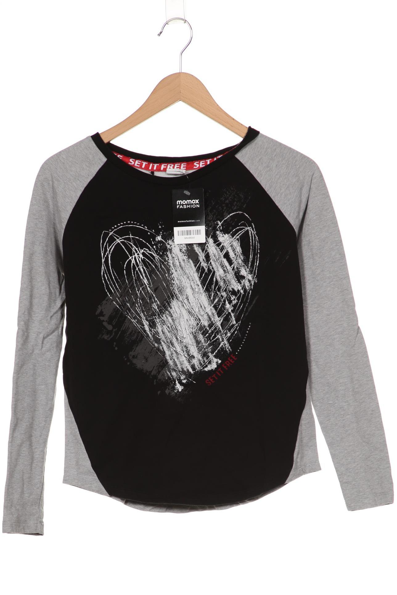 

TAIFUN Damen Langarmshirt, grau