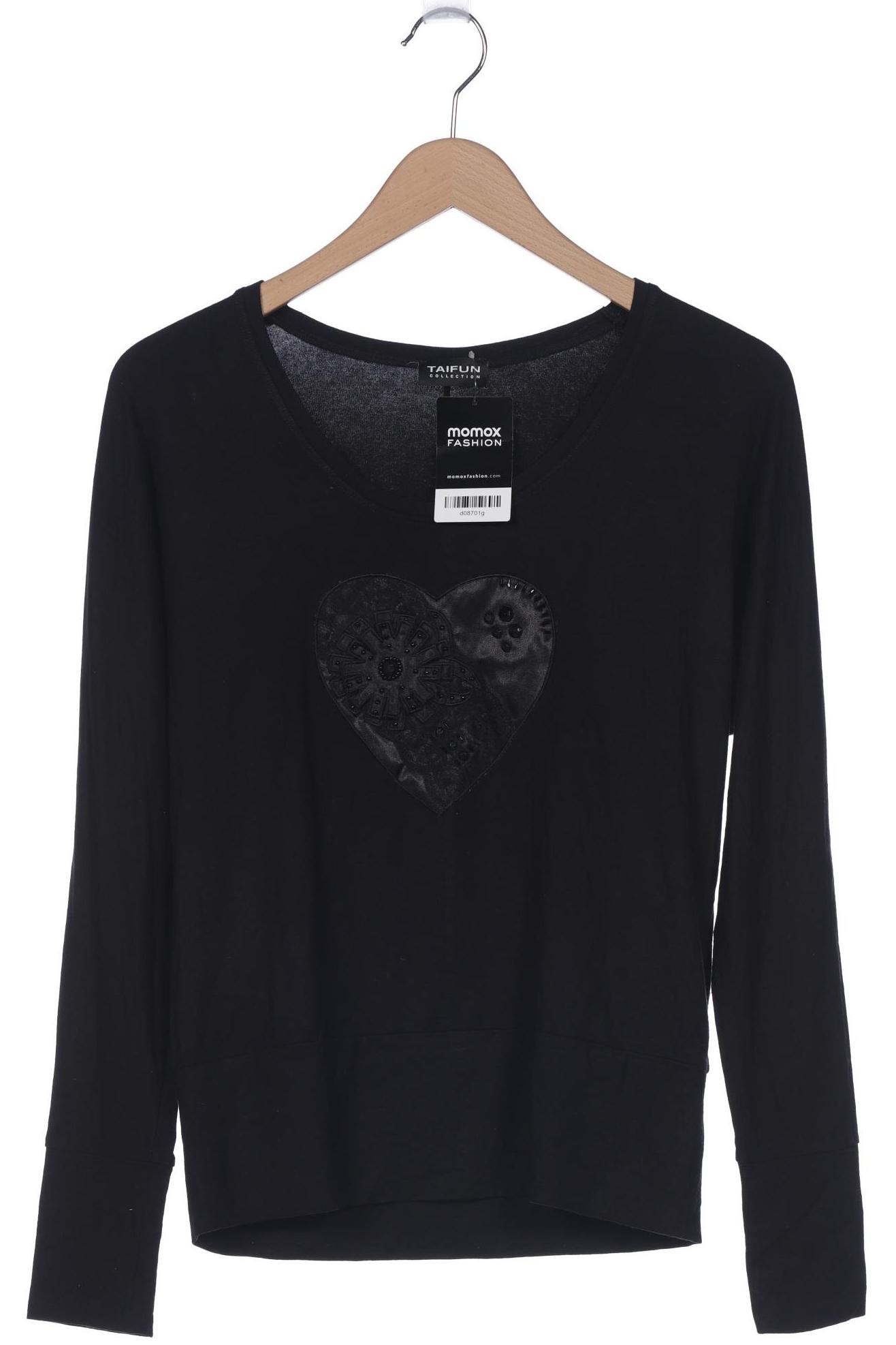 

TAIFUN by Gerry Weber Damen Langarmshirt, schwarz
