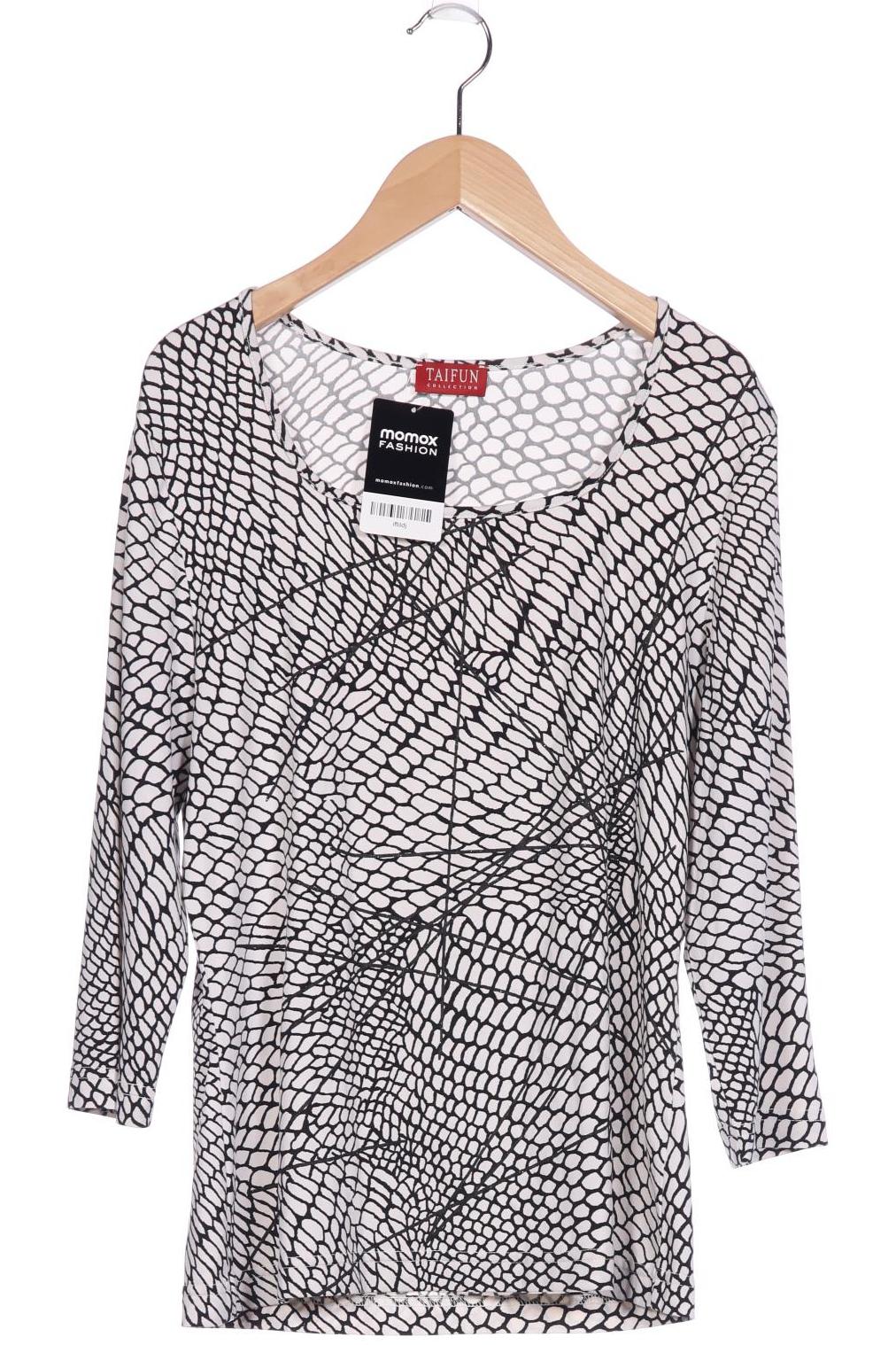 

TAIFUN Damen Langarmshirt, weiß