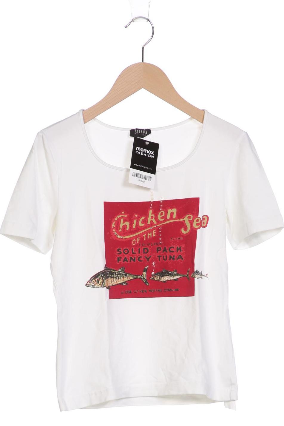 

TAIFUN Damen T-Shirt, weiß