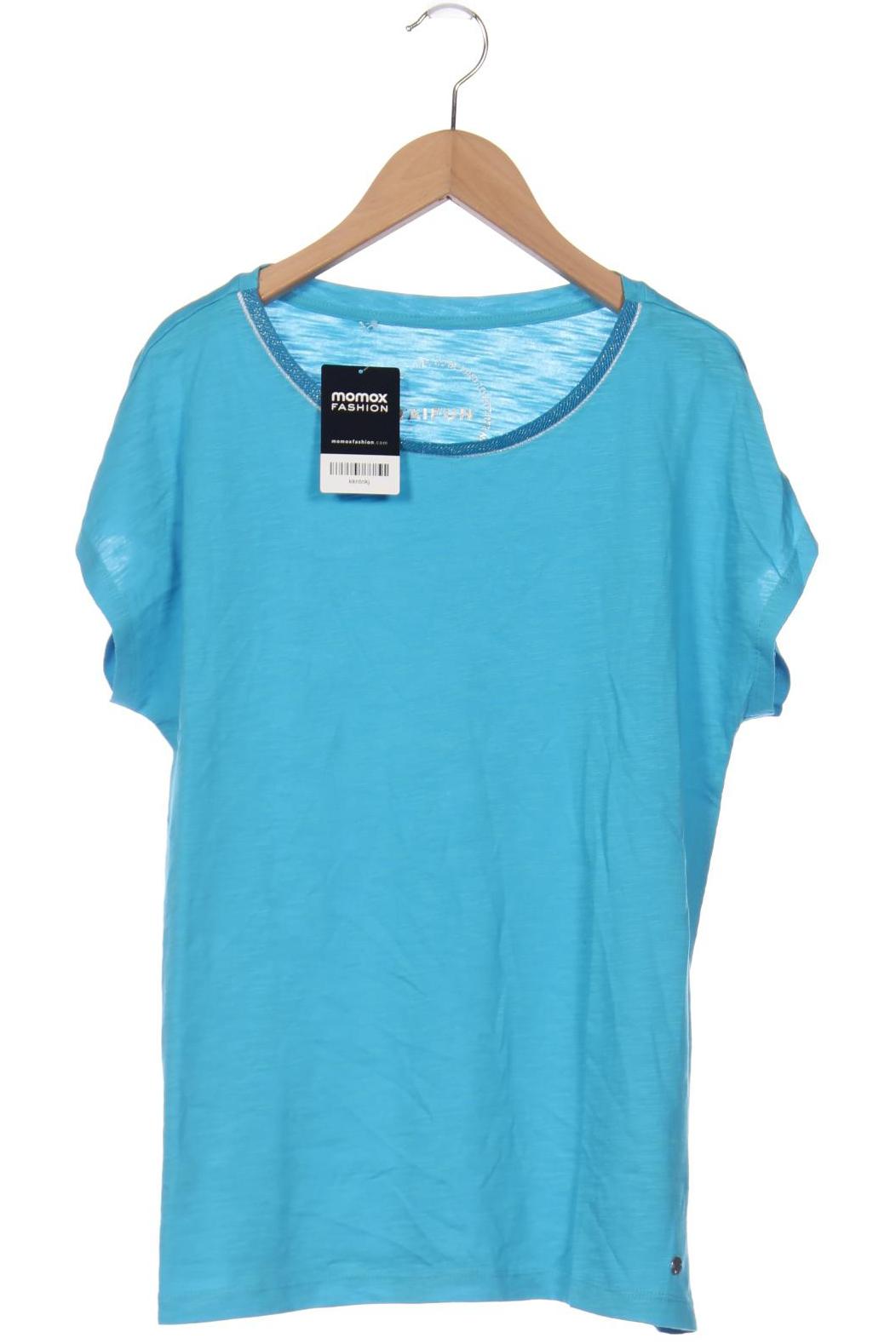 

TAIFUN Damen T-Shirt, blau