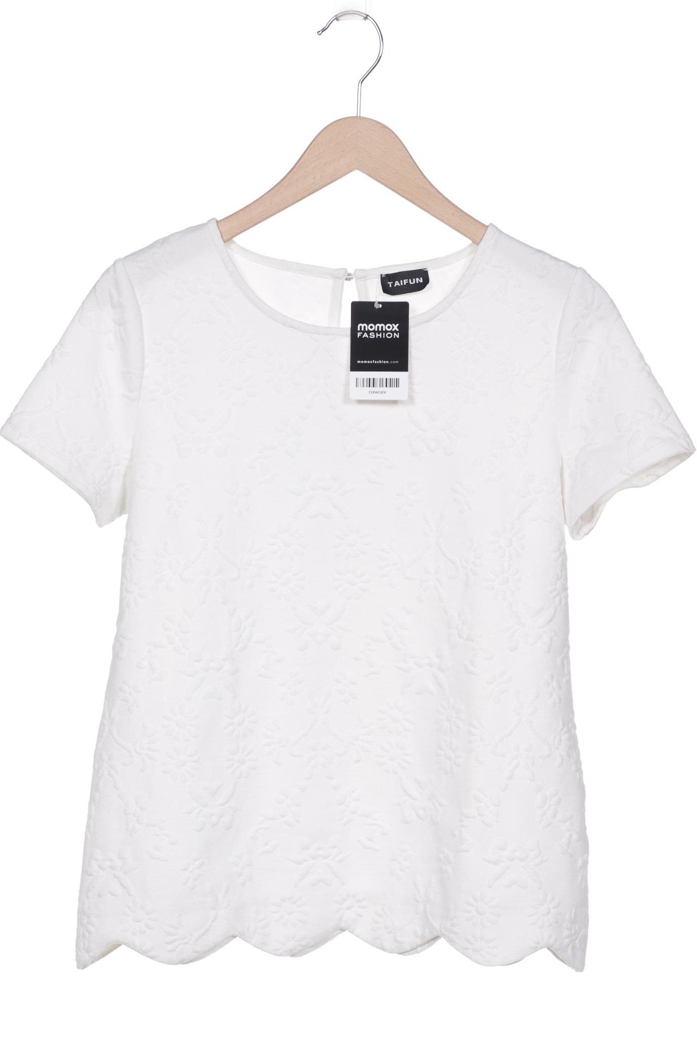 

TAIFUN Damen T-Shirt, weiß