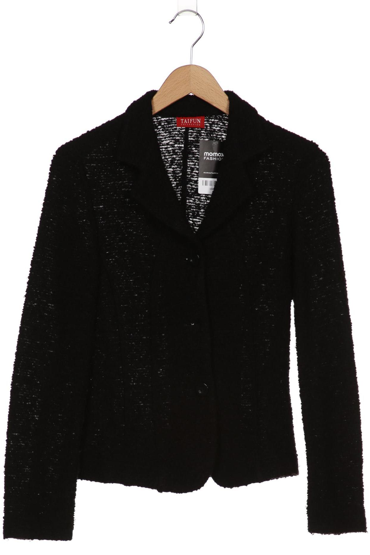 

TAIFUN Damen Strickjacke, schwarz