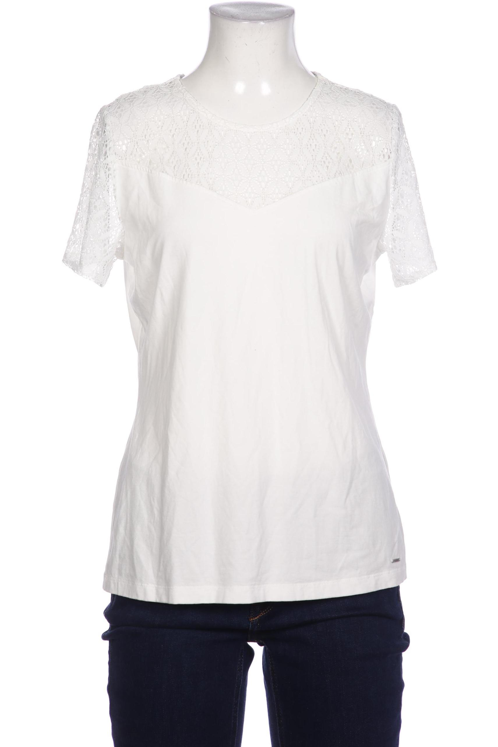 

TAIFUN Damen T-Shirt, weiß