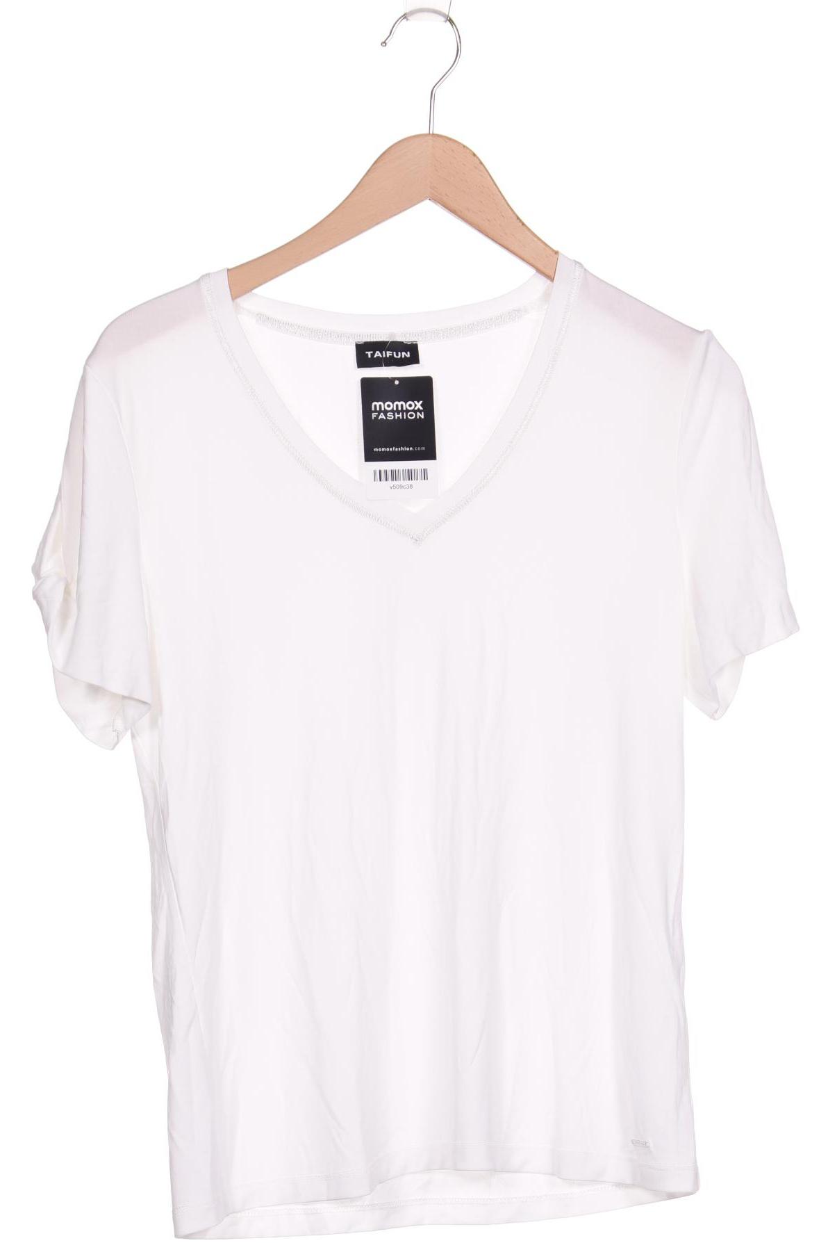 

TAIFUN Damen T-Shirt, weiß