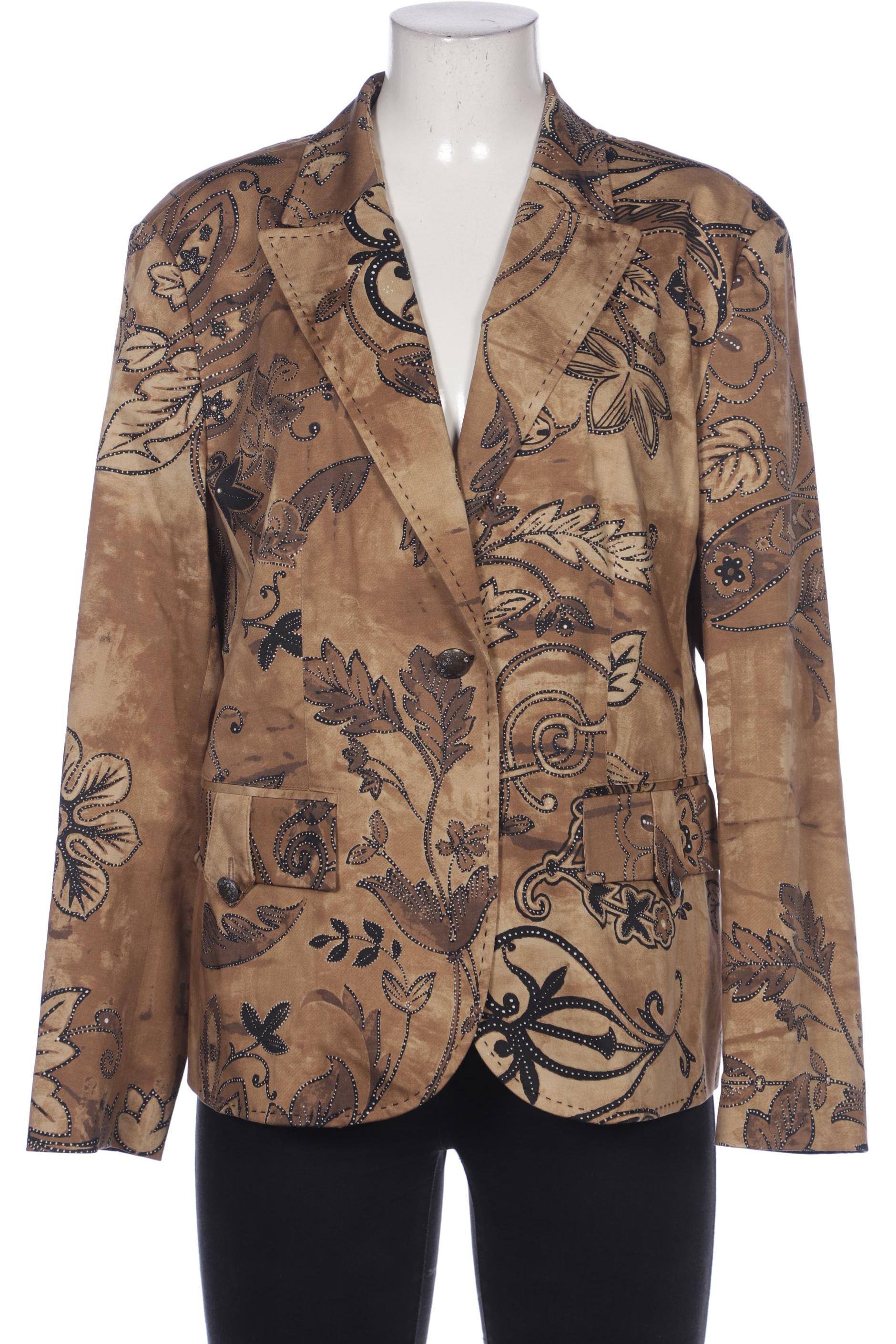 

Taifun Damen Blazer, braun, Gr. 46