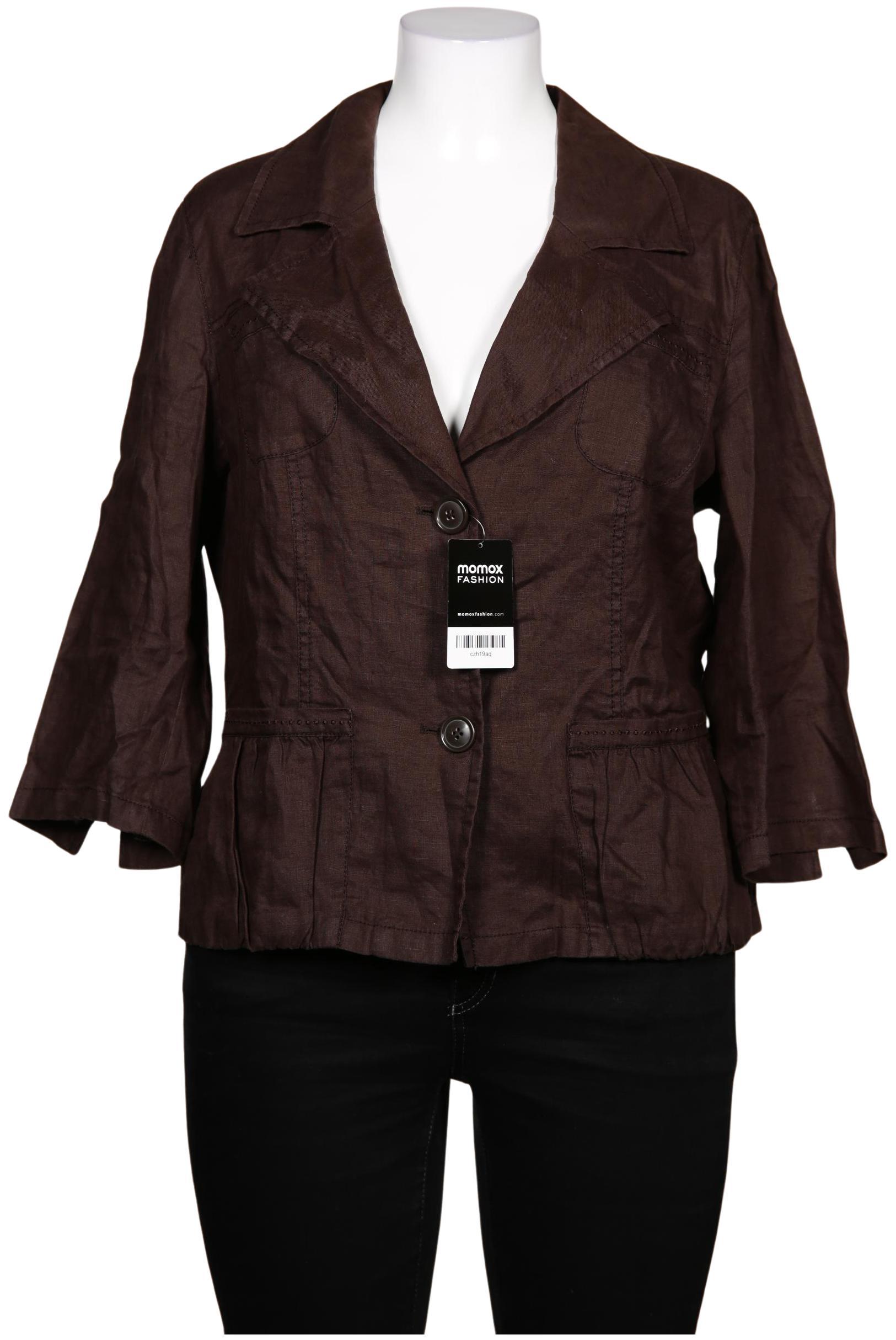 

Taifun Damen Blazer, braun, Gr. 46