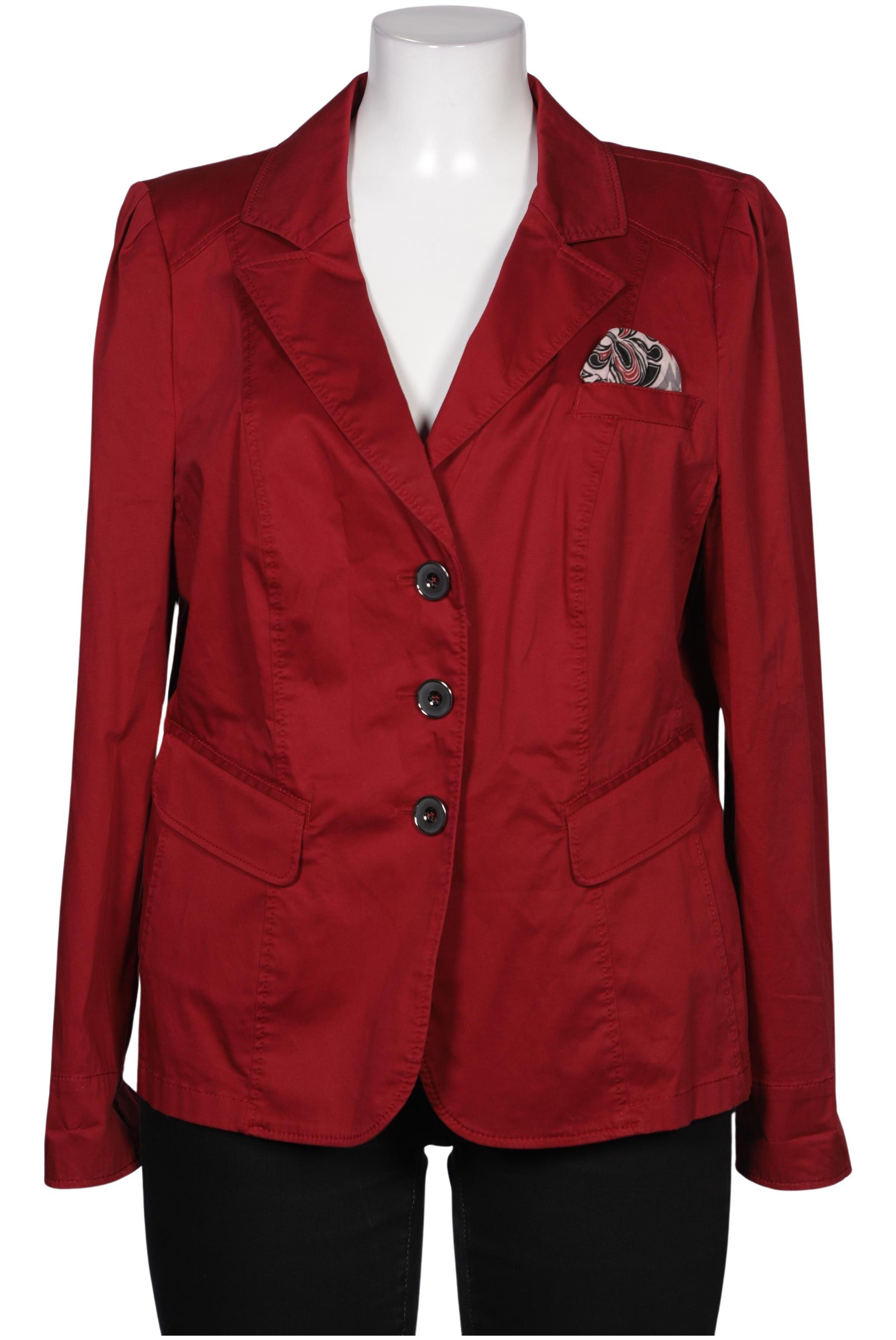 

Taifun Damen Blazer, rot, Gr. 46