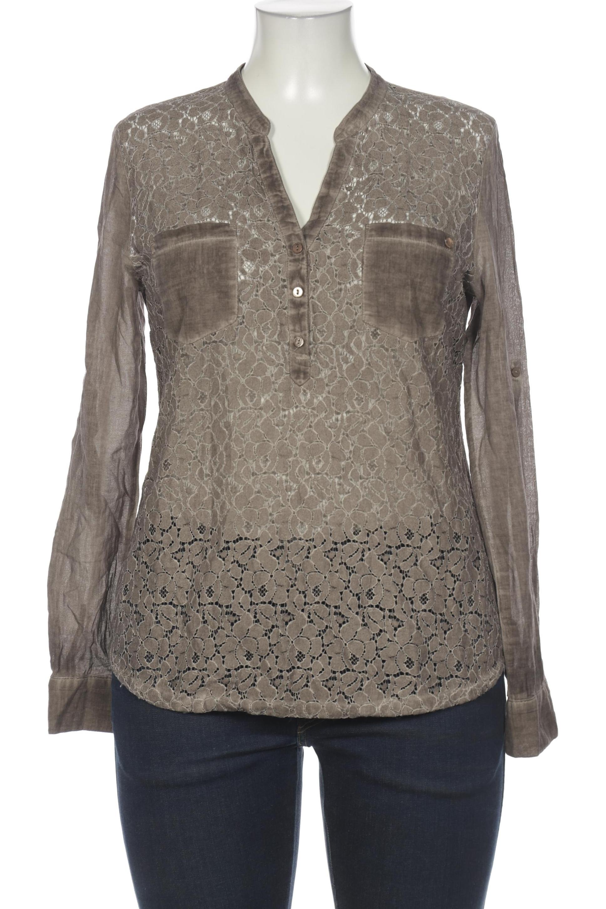 

Taifun Damen Bluse, braun, Gr. 40