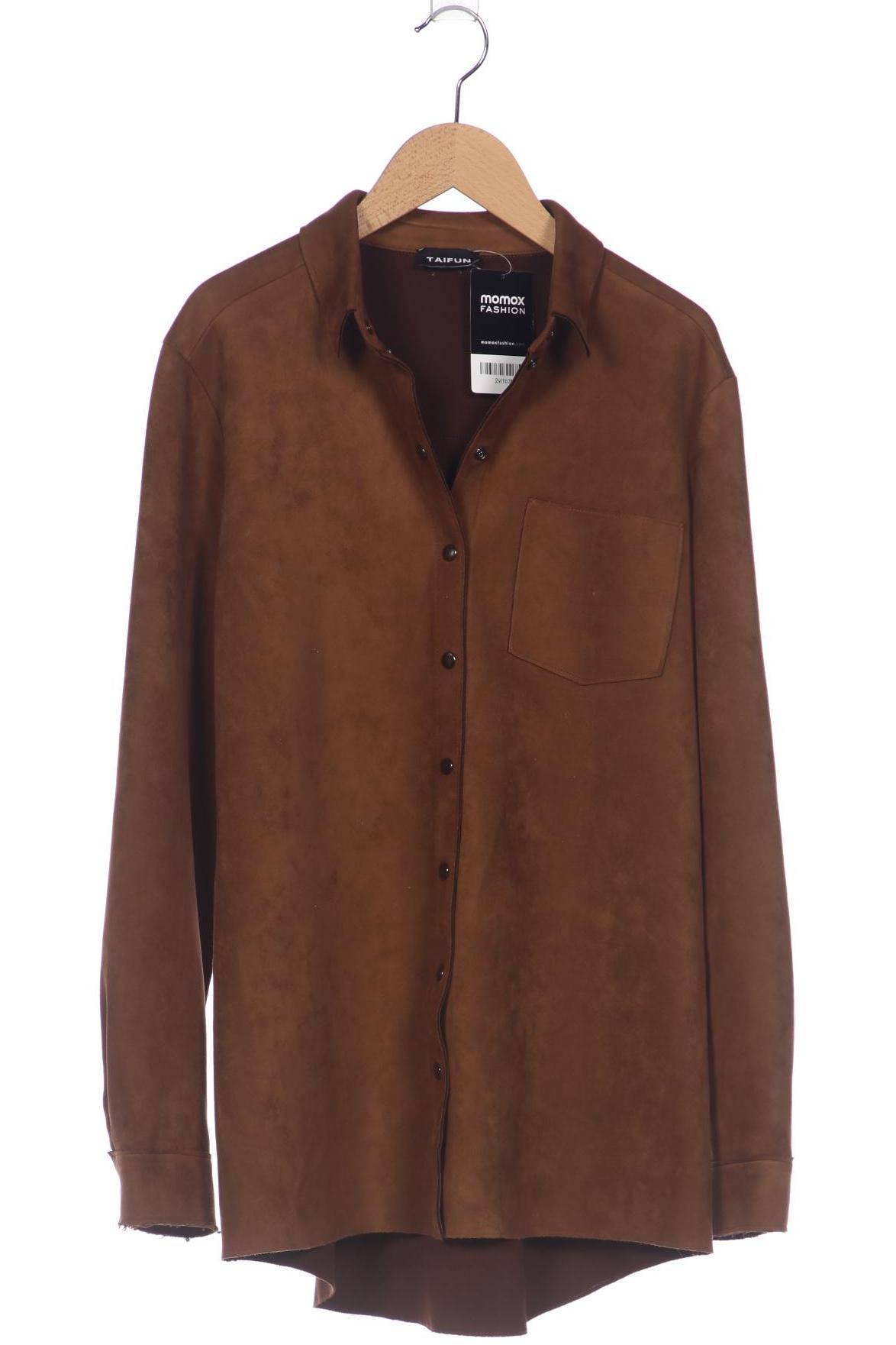 

Taifun Damen Bluse, braun, Gr. 44