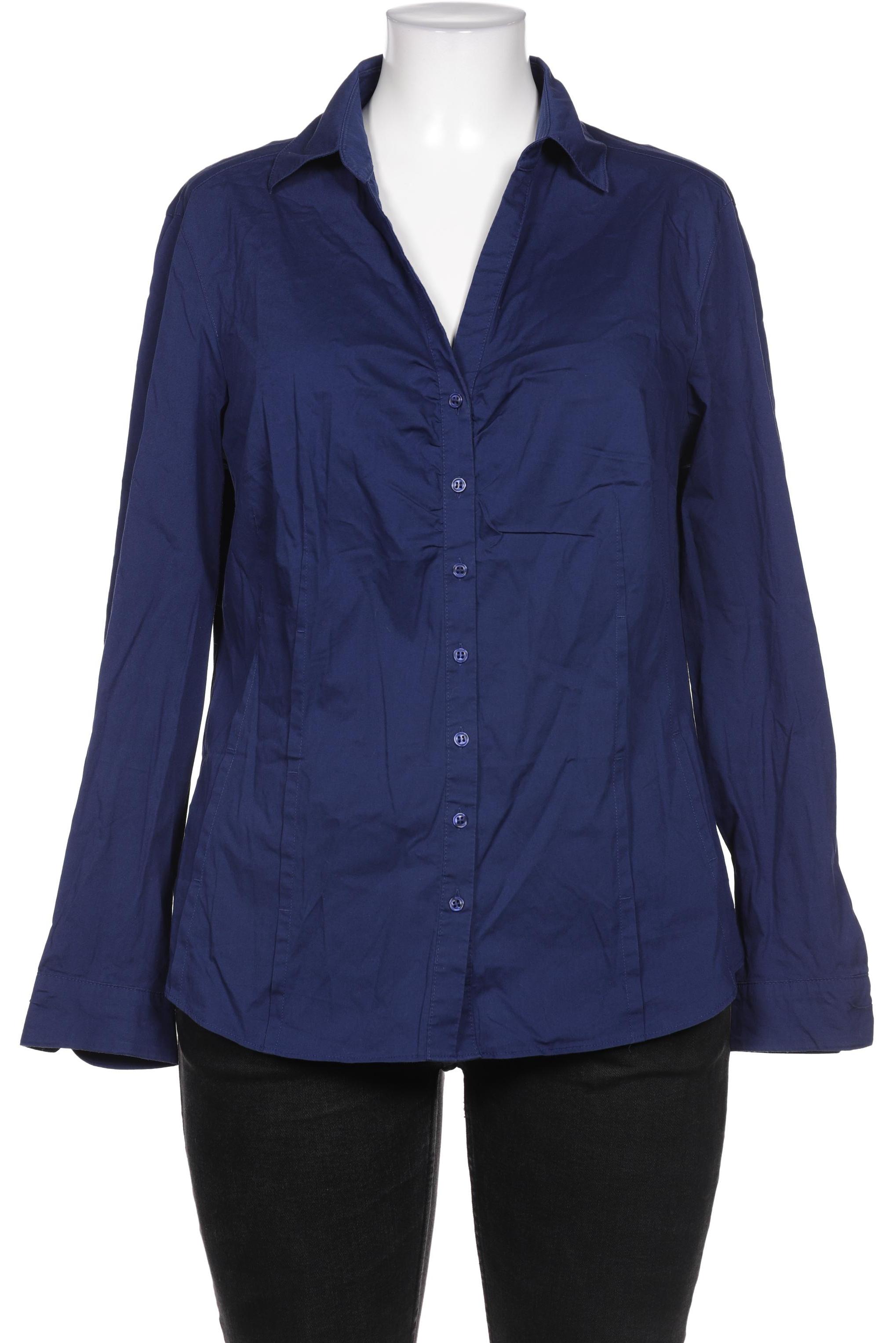 

Taifun Damen Bluse, marineblau, Gr. 46