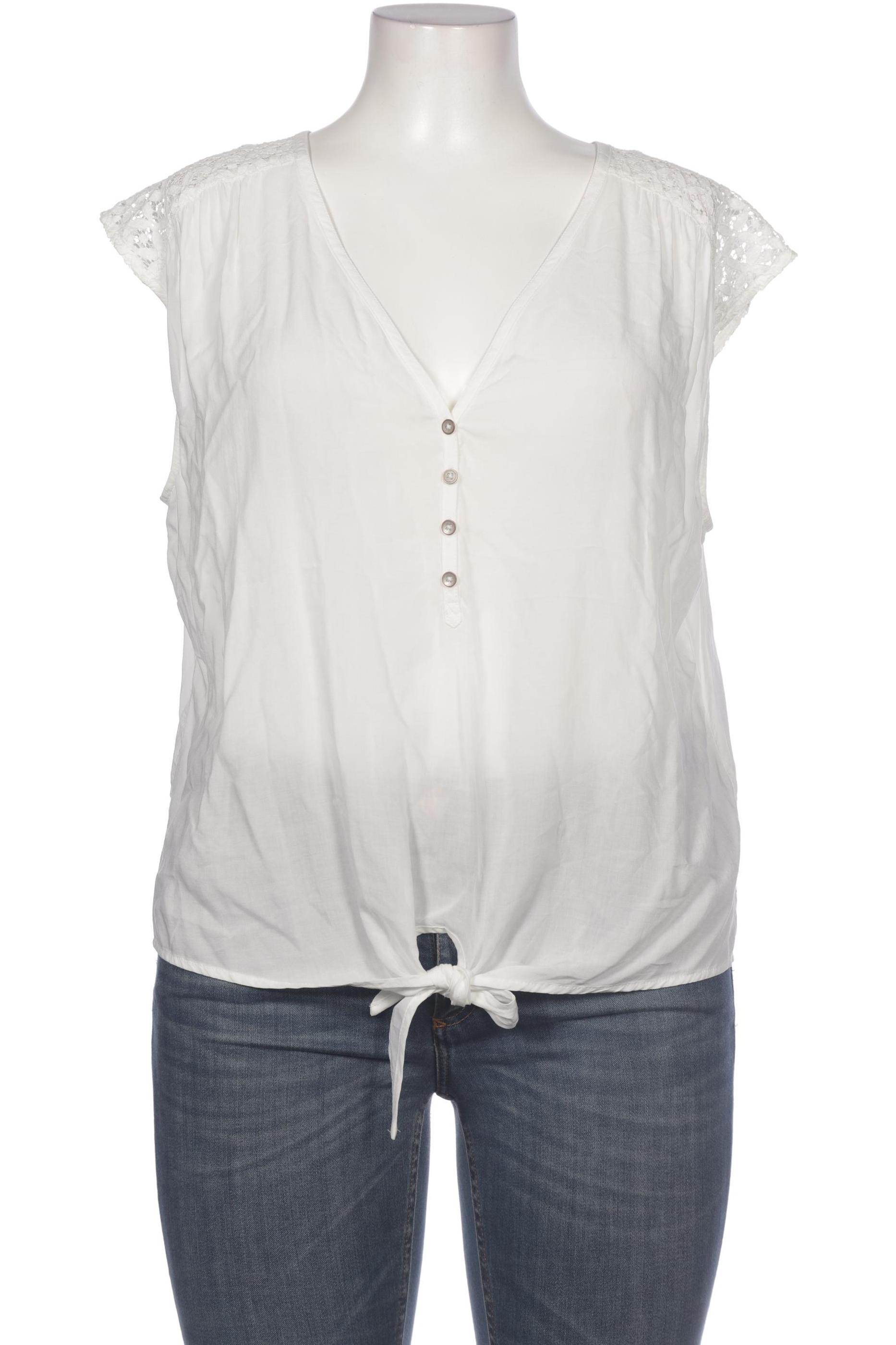 

Taifun Damen Bluse, weiß, Gr. 46