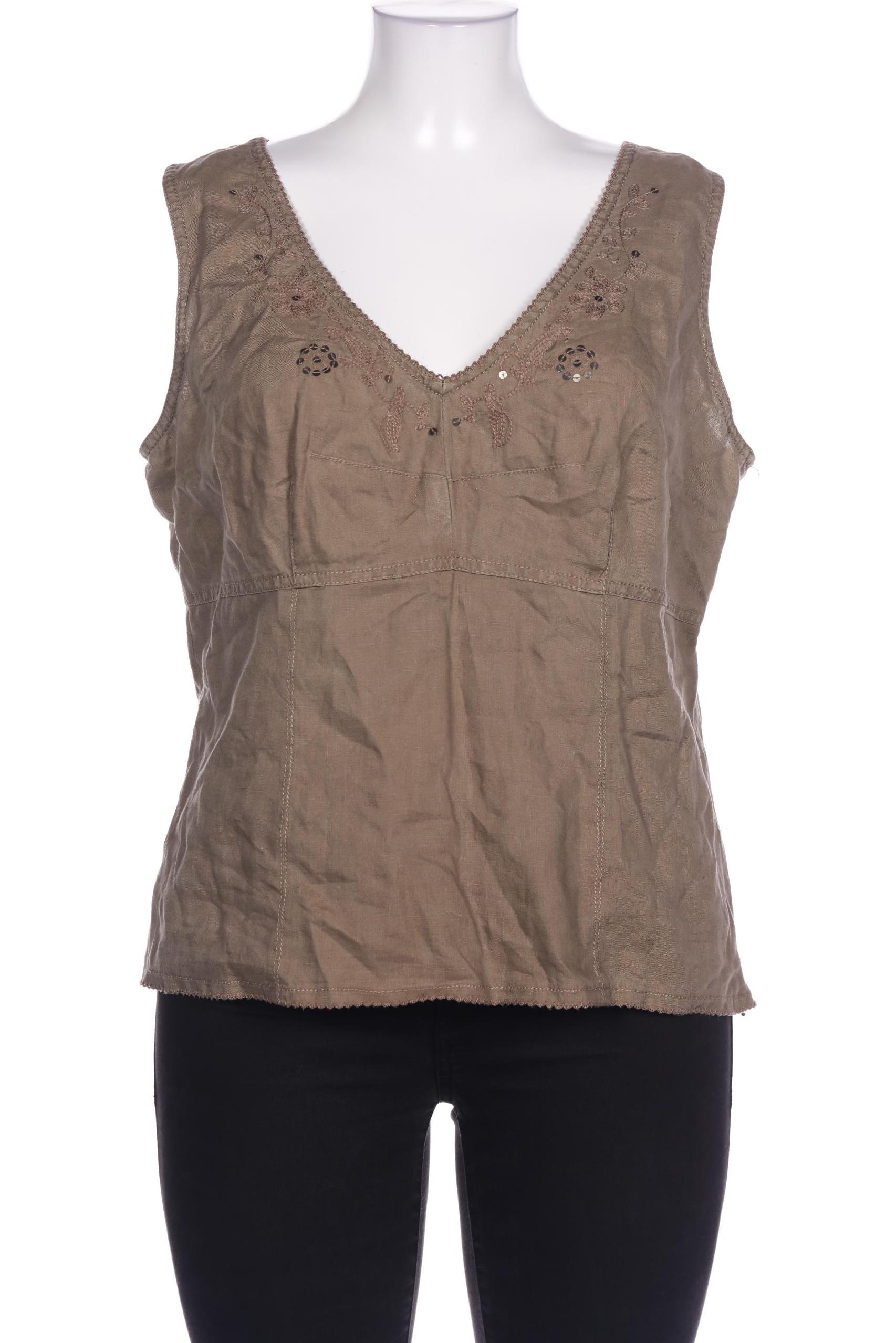 

Taifun Damen Bluse, braun, Gr. 46