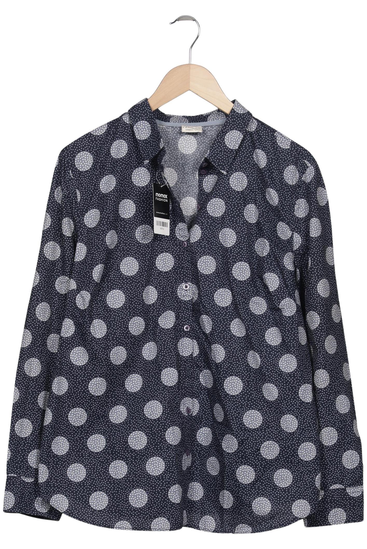 

Taifun Damen Bluse, marineblau, Gr. 46