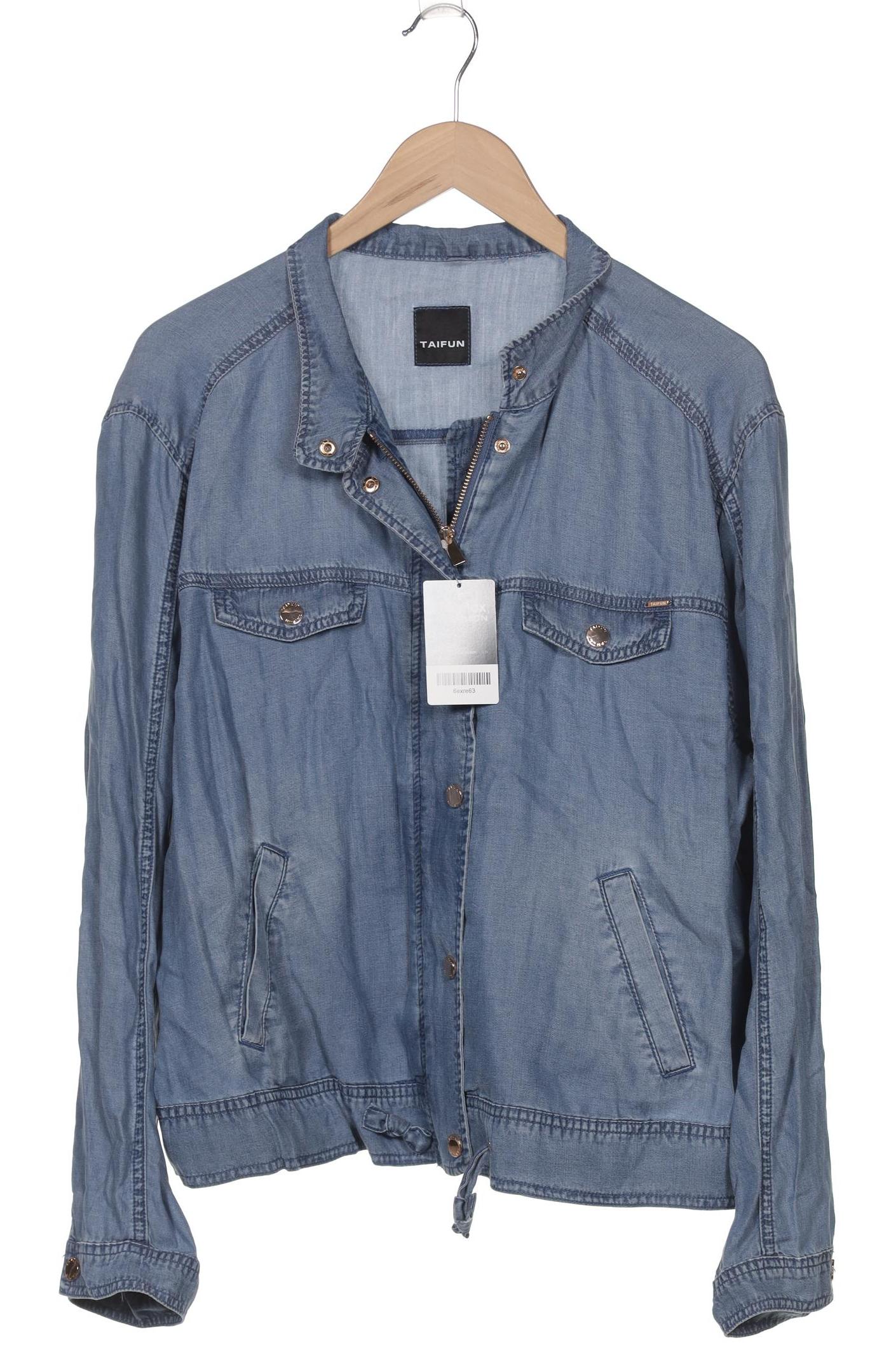 

Taifun Damen Jacke, blau, Gr. 48