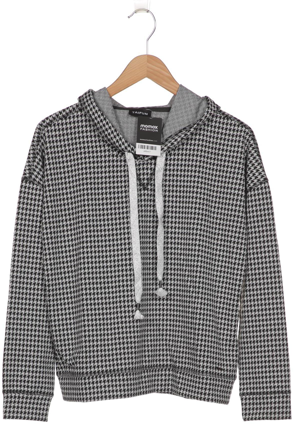 

Taifun Damen Kapuzenpullover, grau, Gr. 36