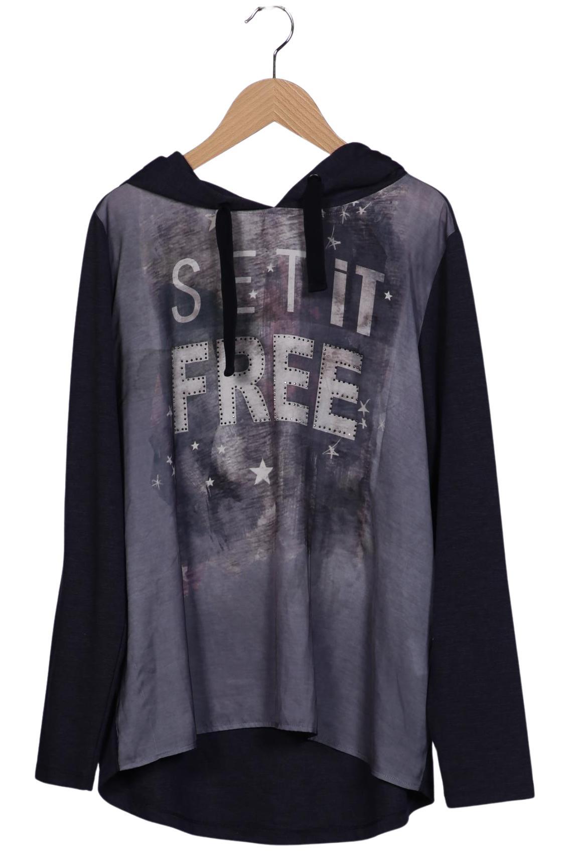 

Taifun Damen Kapuzenpullover, marineblau, Gr. 42