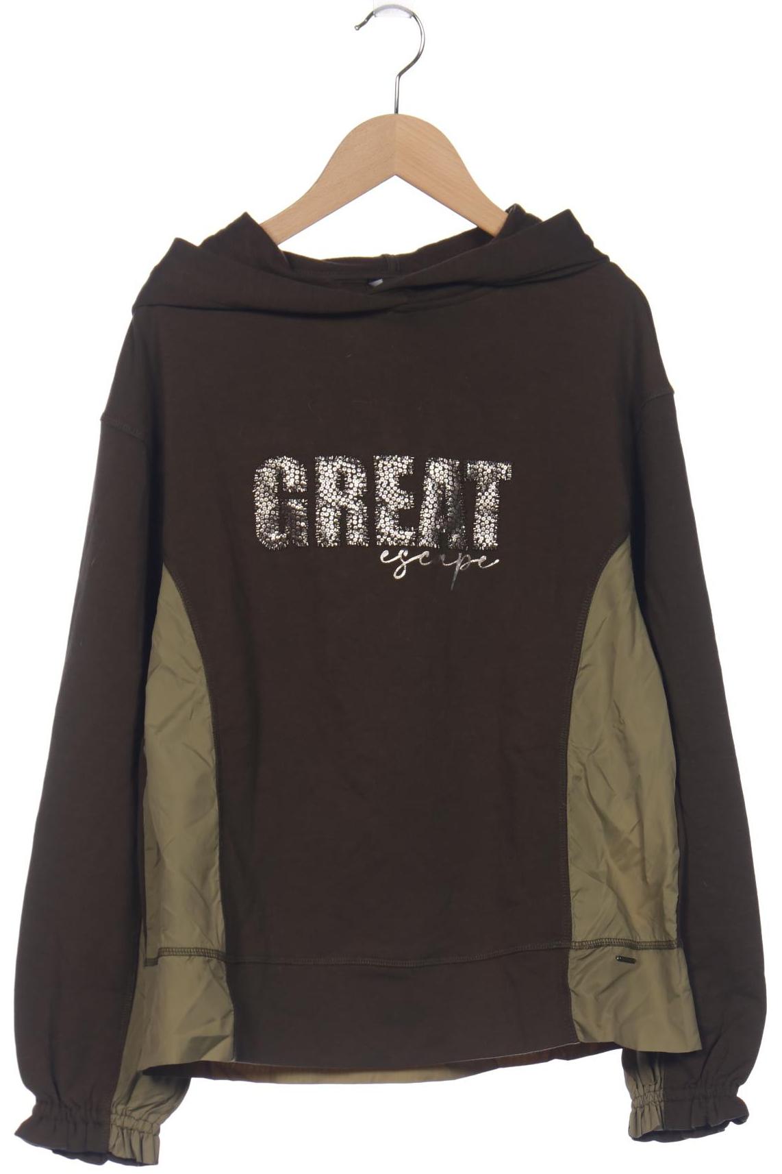 

Taifun Damen Kapuzenpullover, grün, Gr. 36
