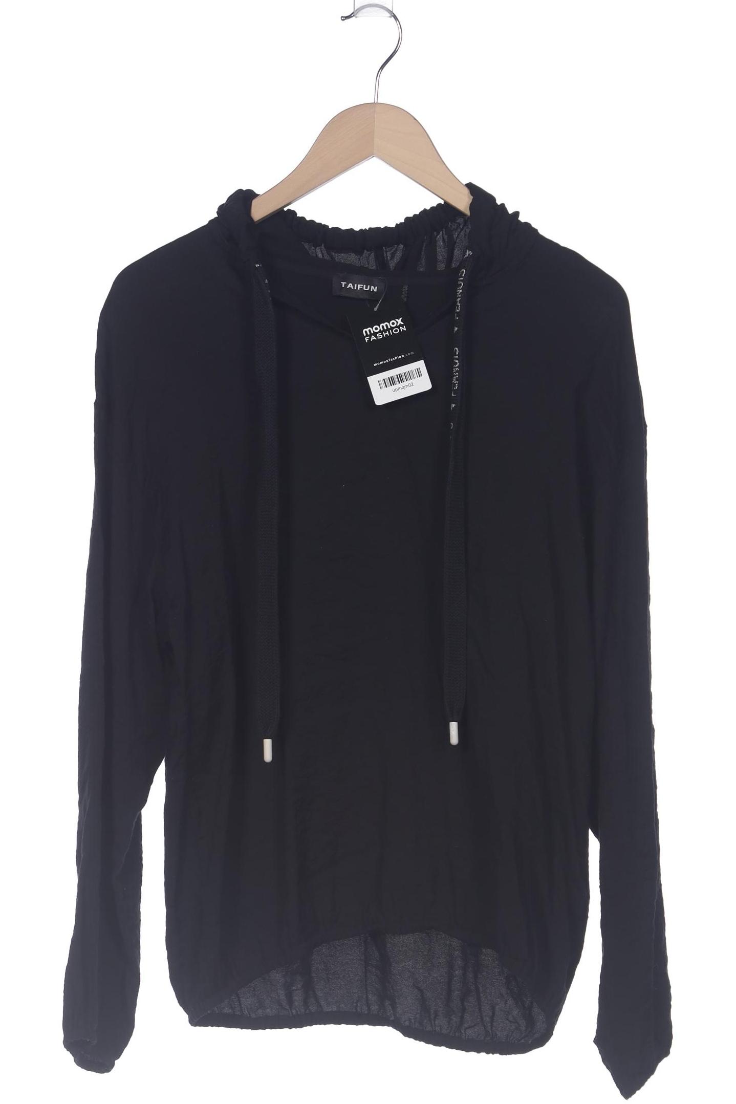 

Taifun Damen Kapuzenpullover, schwarz, Gr. 40