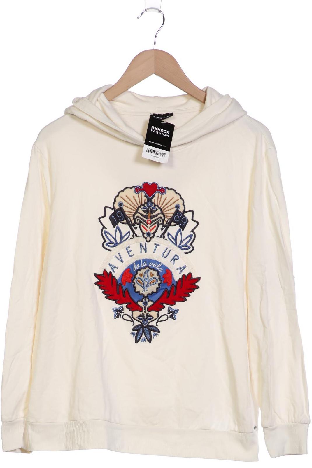 

Taifun Damen Kapuzenpullover, weiß, Gr. 44