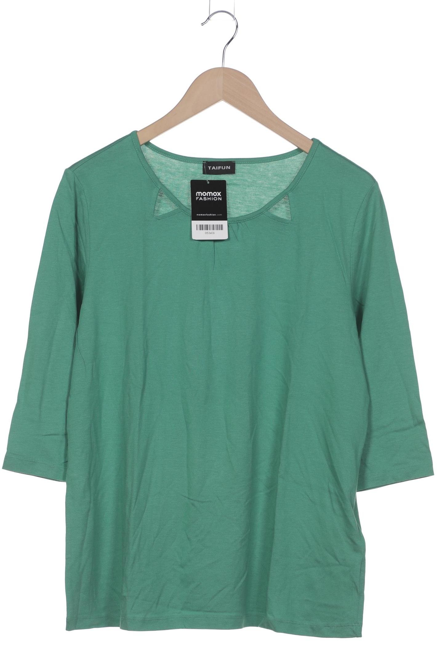 

Taifun Damen Langarmshirt, grün, Gr. 44