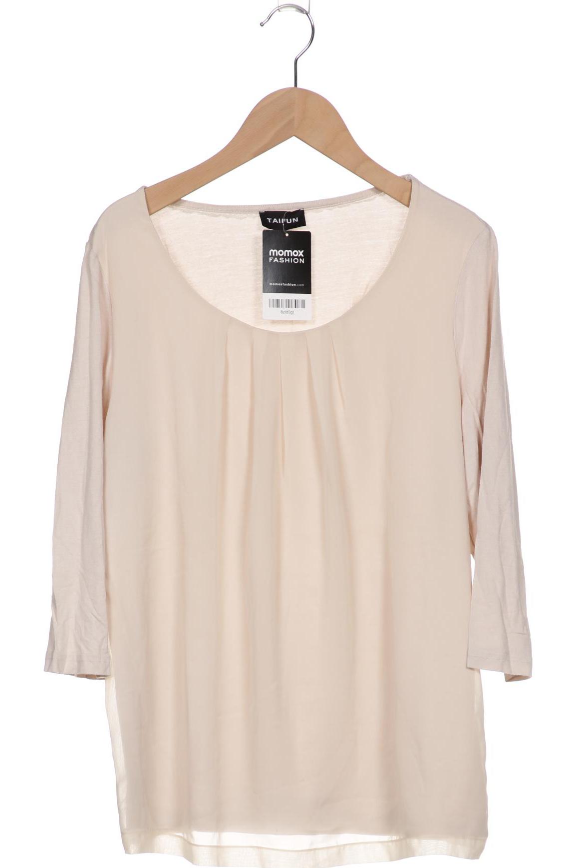 

Taifun Damen Langarmshirt, beige, Gr. 40