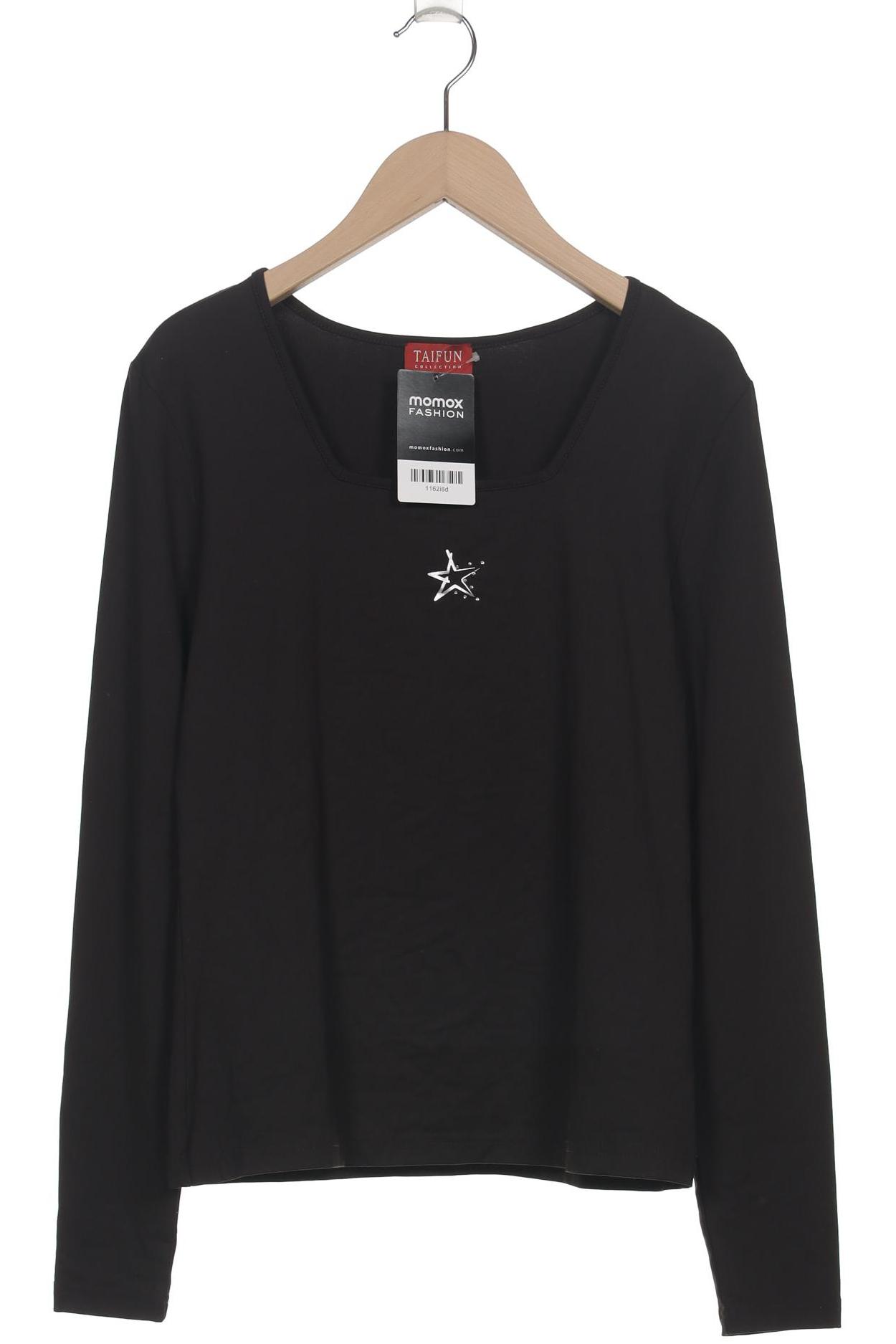 

Taifun Damen Langarmshirt, schwarz, Gr. 38