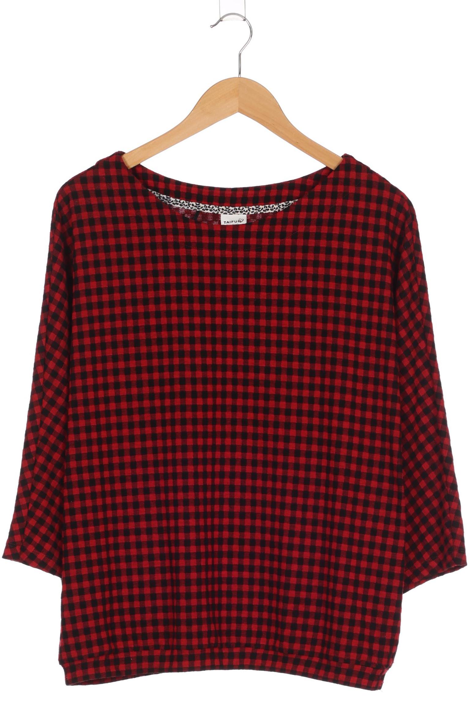 

Taifun Damen Langarmshirt, rot, Gr. 38