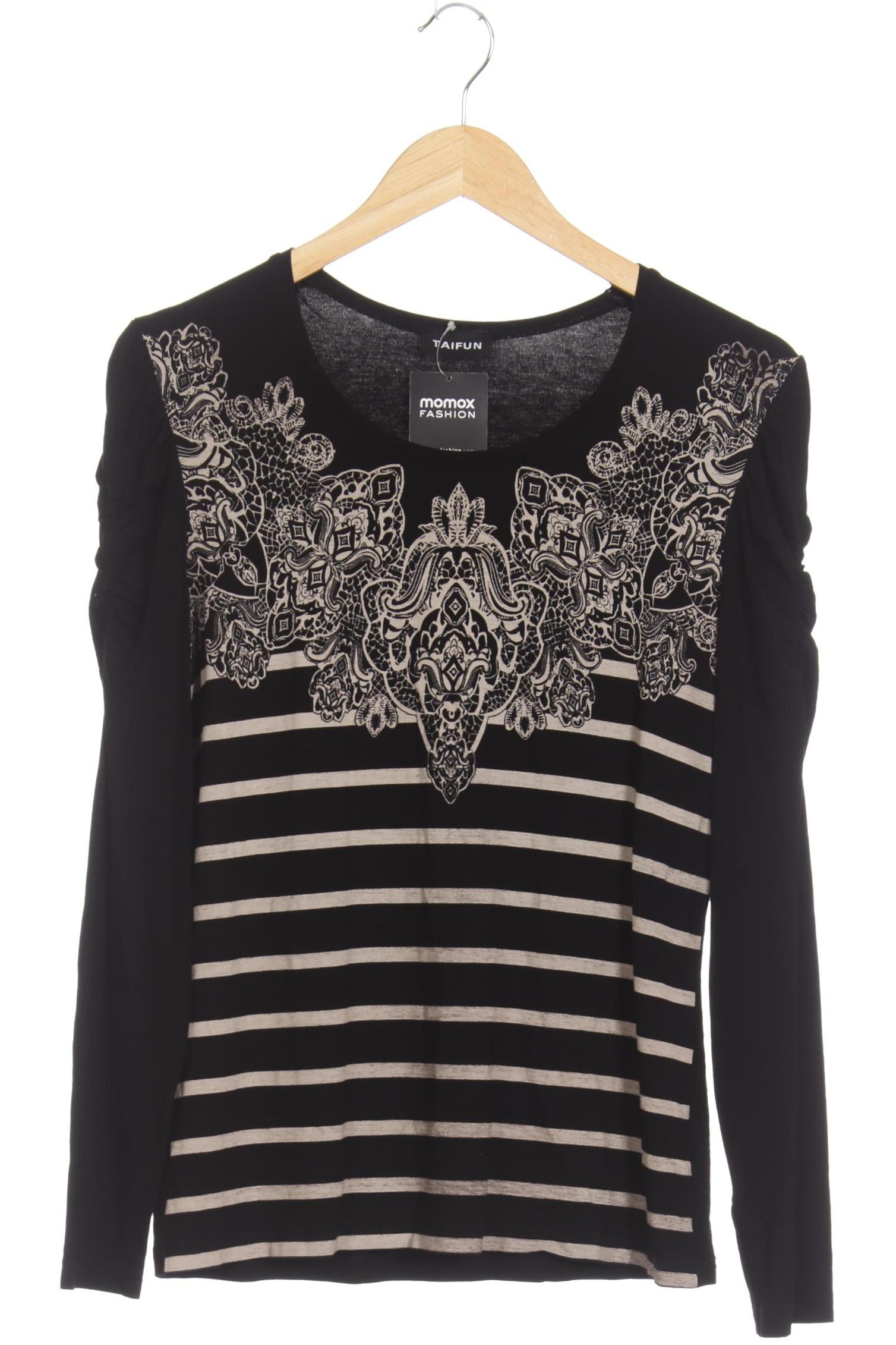 

Taifun Damen Langarmshirt, schwarz, Gr. 40