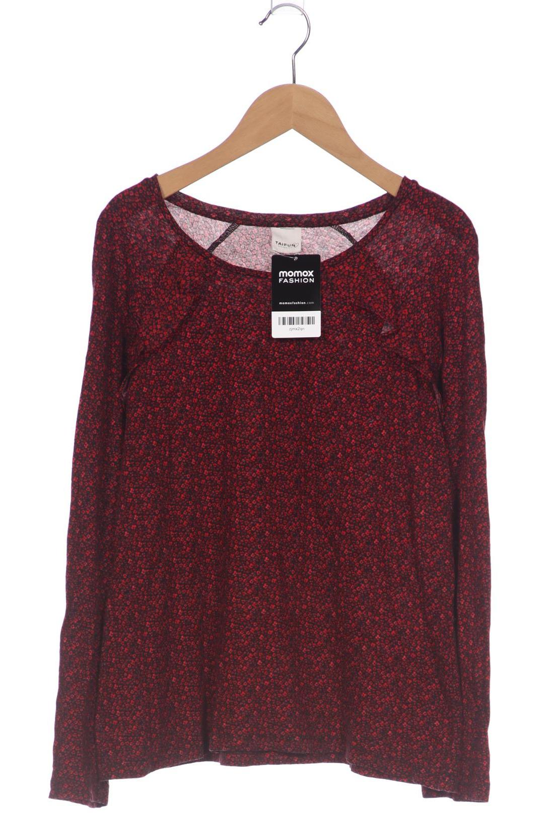 

Taifun Damen Langarmshirt, bordeaux, Gr. 38