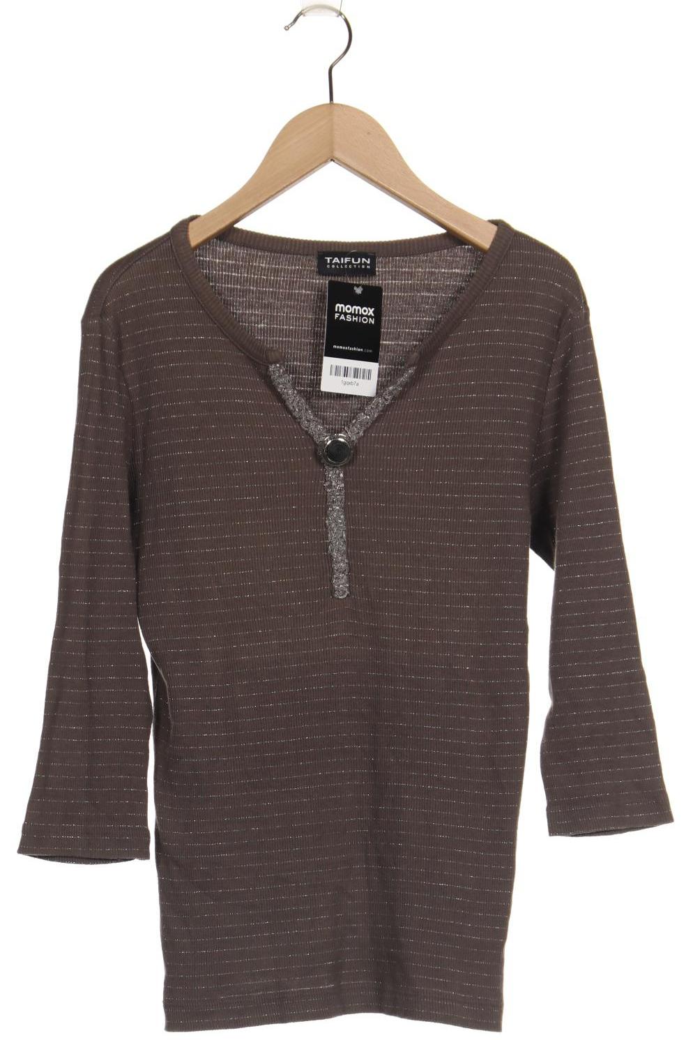 

Taifun Damen Langarmshirt, grau, Gr. 38