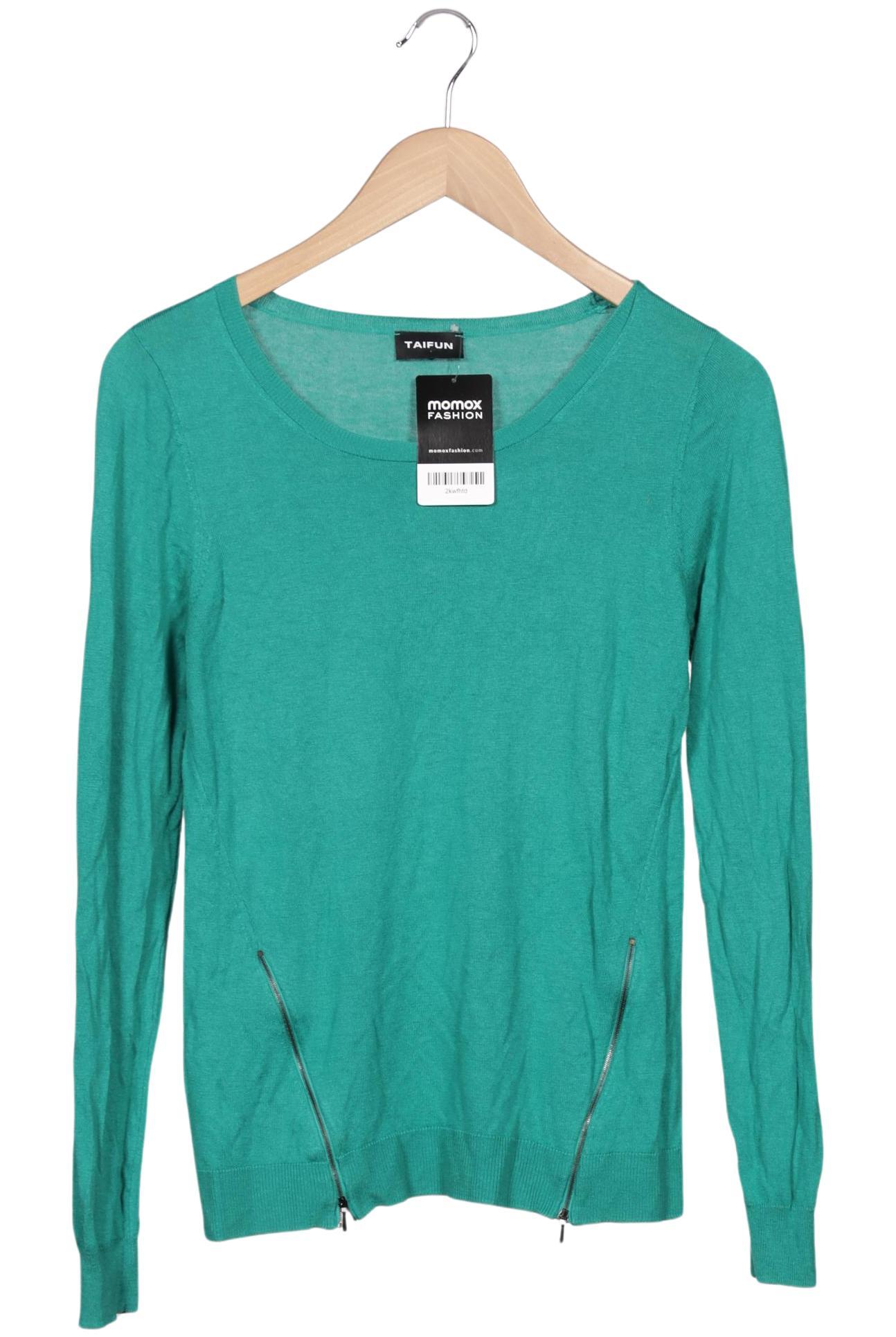 

Taifun Damen Langarmshirt, grün, Gr. 34