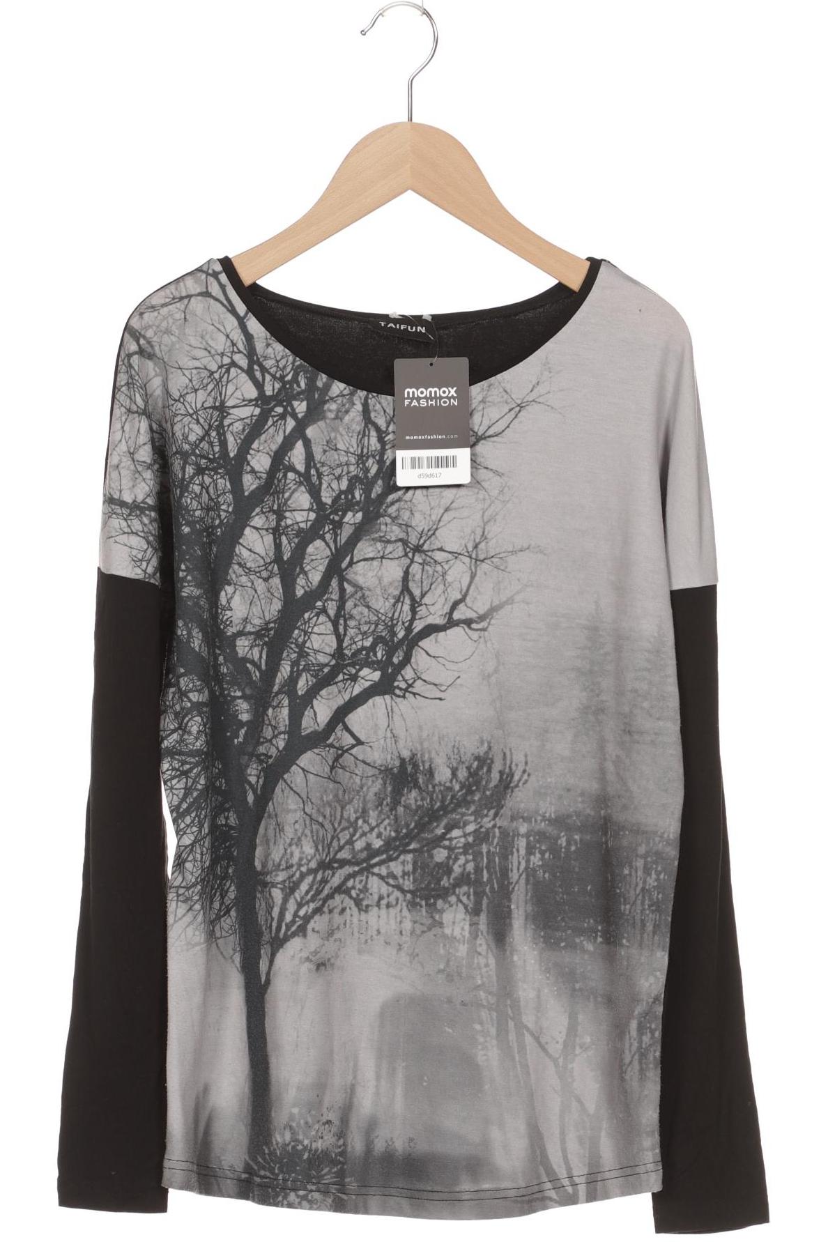 

Taifun Damen Langarmshirt, grau, Gr. 36