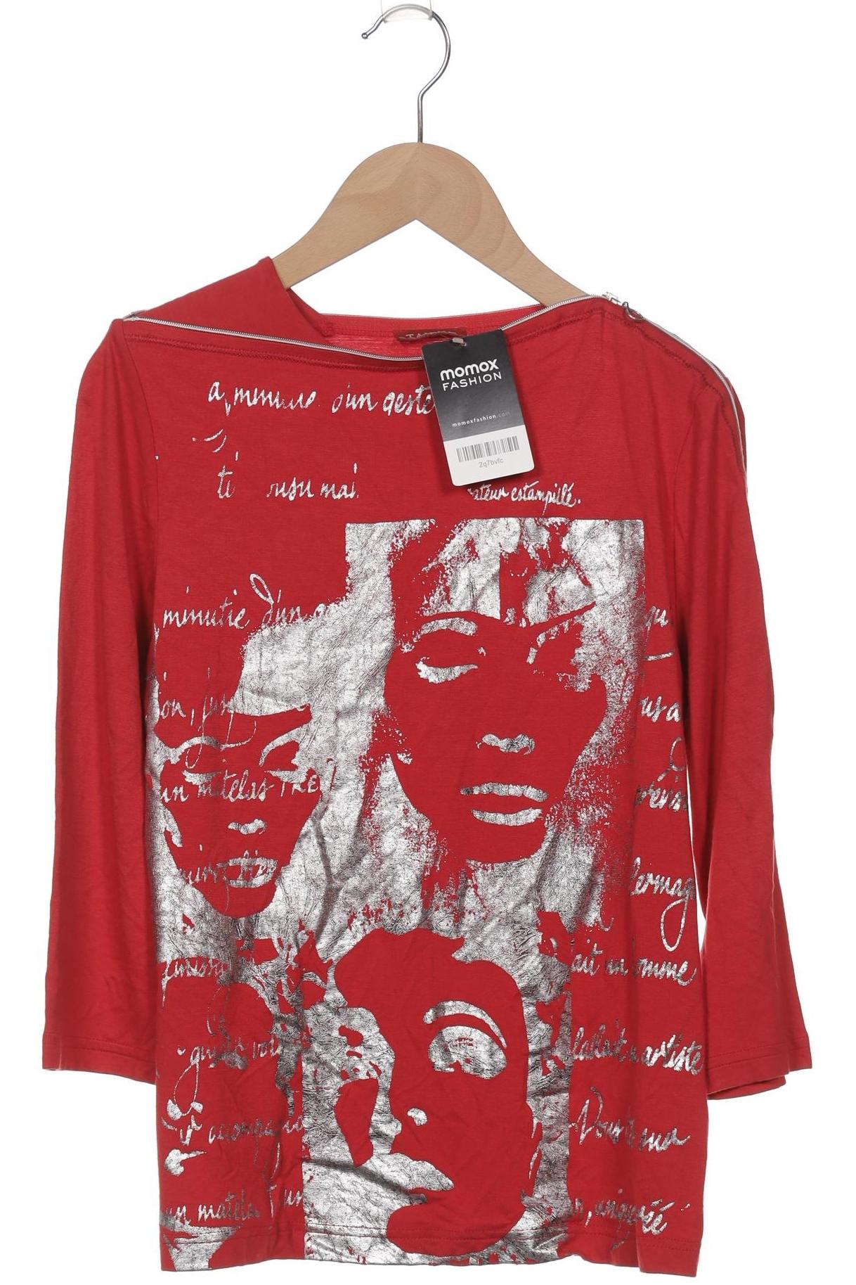 

Taifun Damen Langarmshirt, rot, Gr. 36