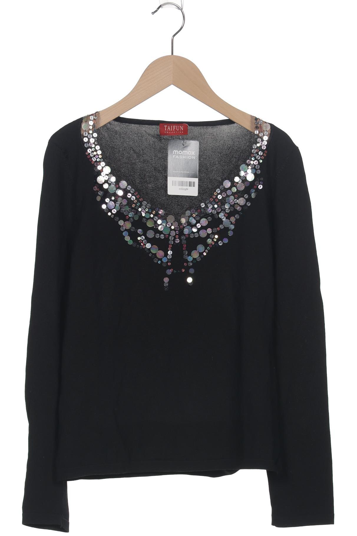 

Taifun Damen Langarmshirt, schwarz, Gr. 38