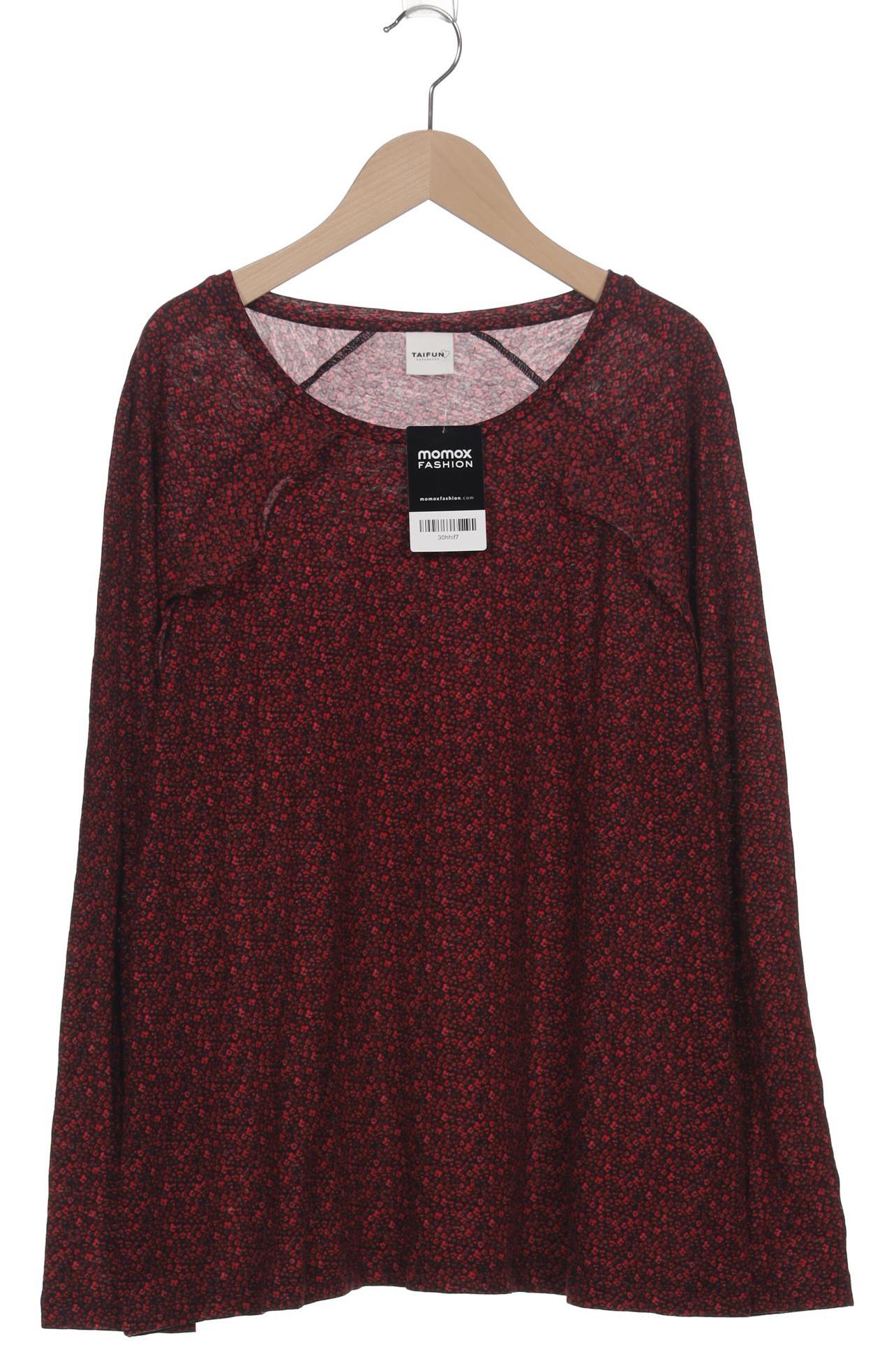 

Taifun Damen Langarmshirt, rot, Gr. 46