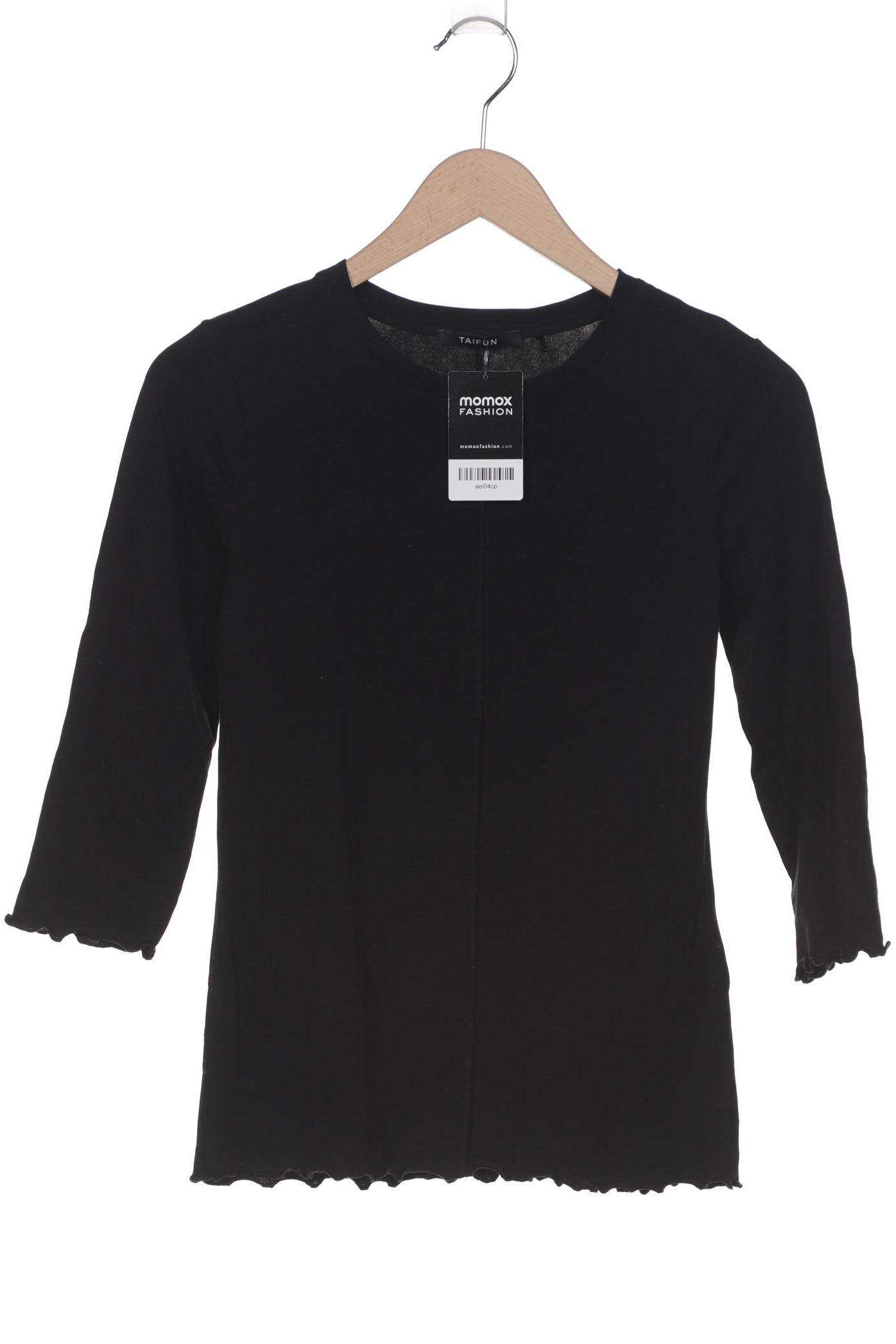 

Taifun Damen Langarmshirt, schwarz, Gr. 36