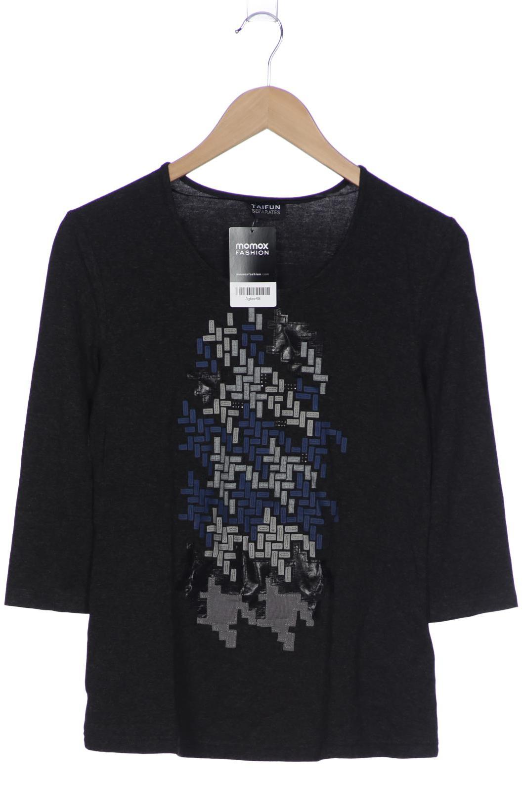 

Taifun Damen Langarmshirt, grau, Gr. 38