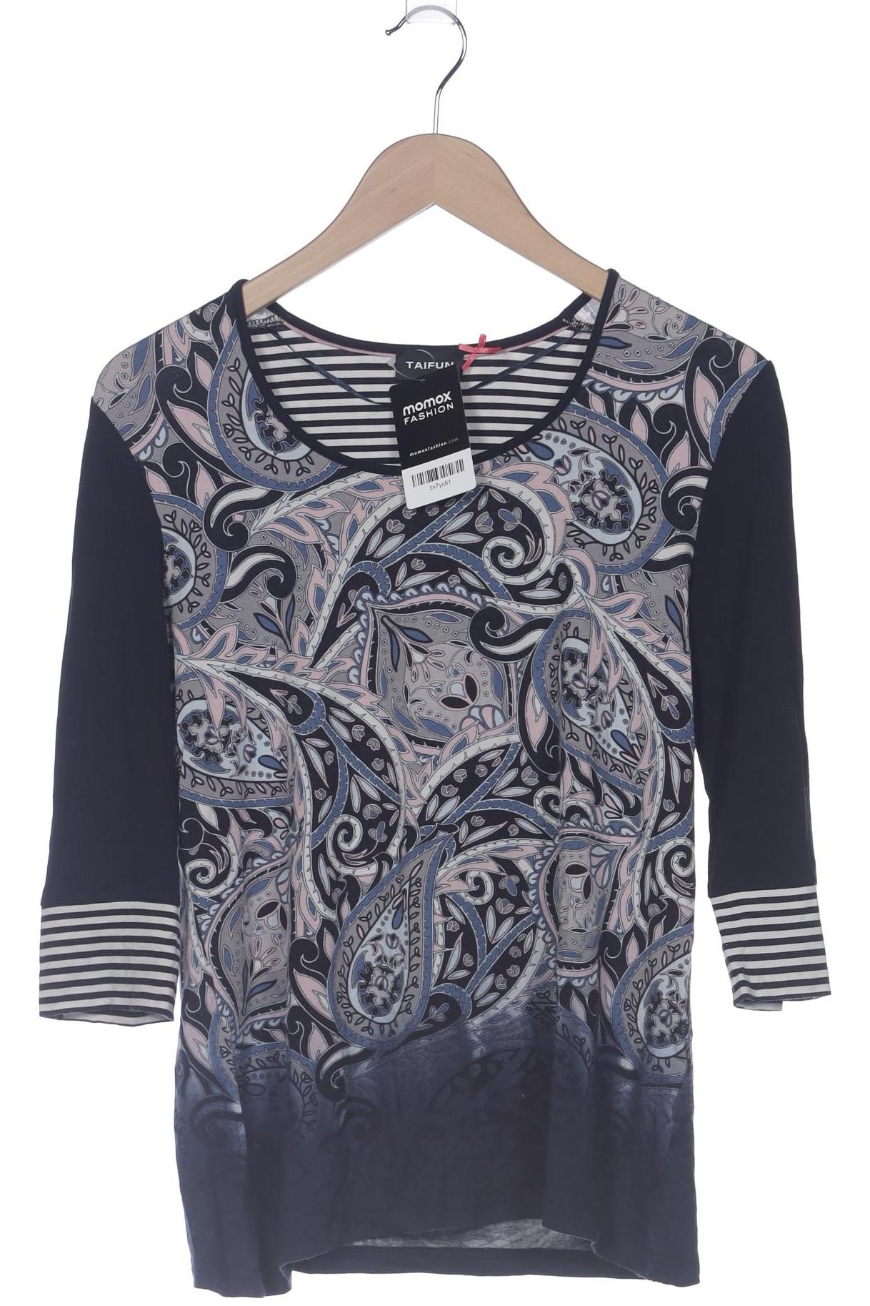

Taifun Damen Langarmshirt, marineblau, Gr. 40