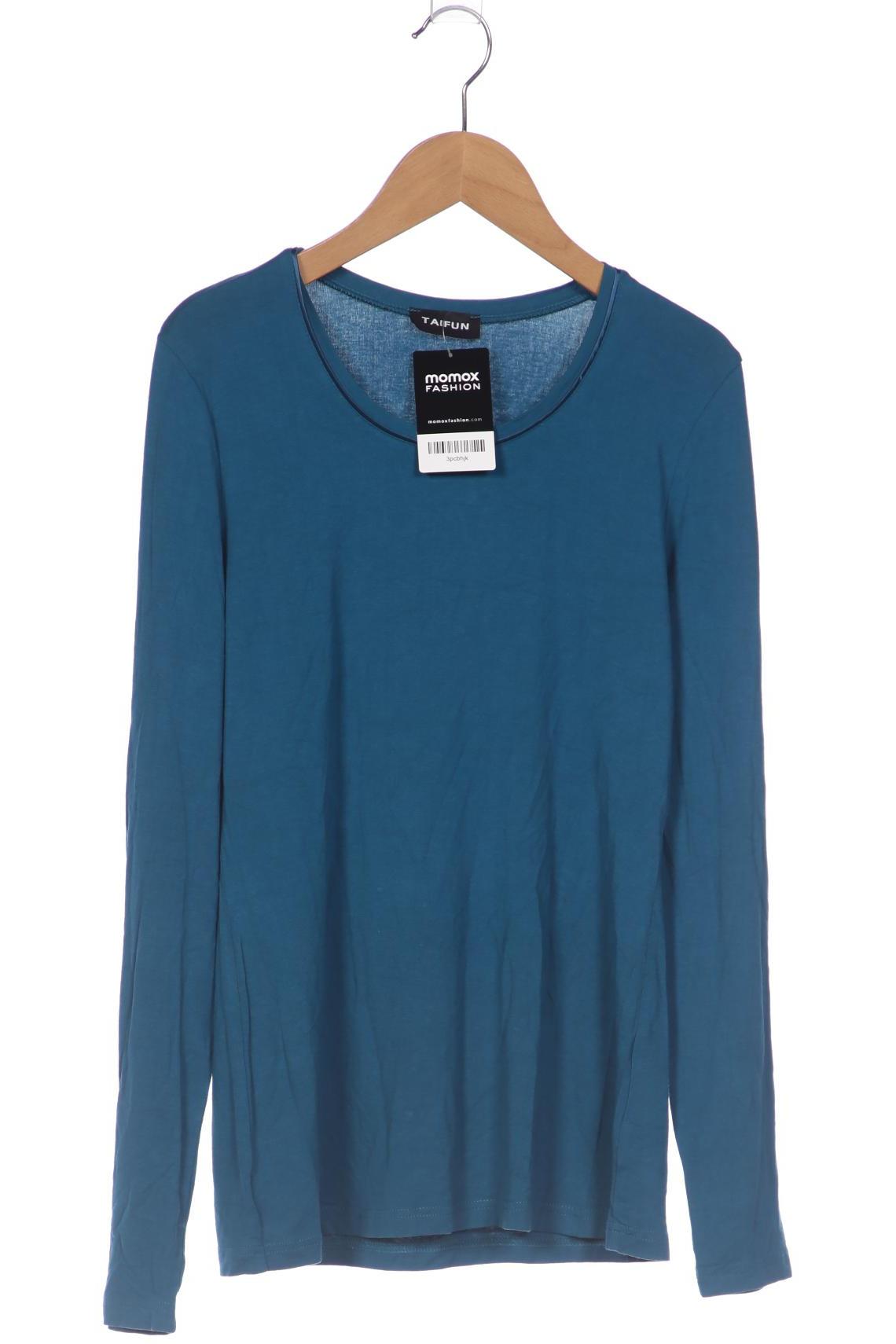 

Taifun Damen Langarmshirt, blau, Gr. 38