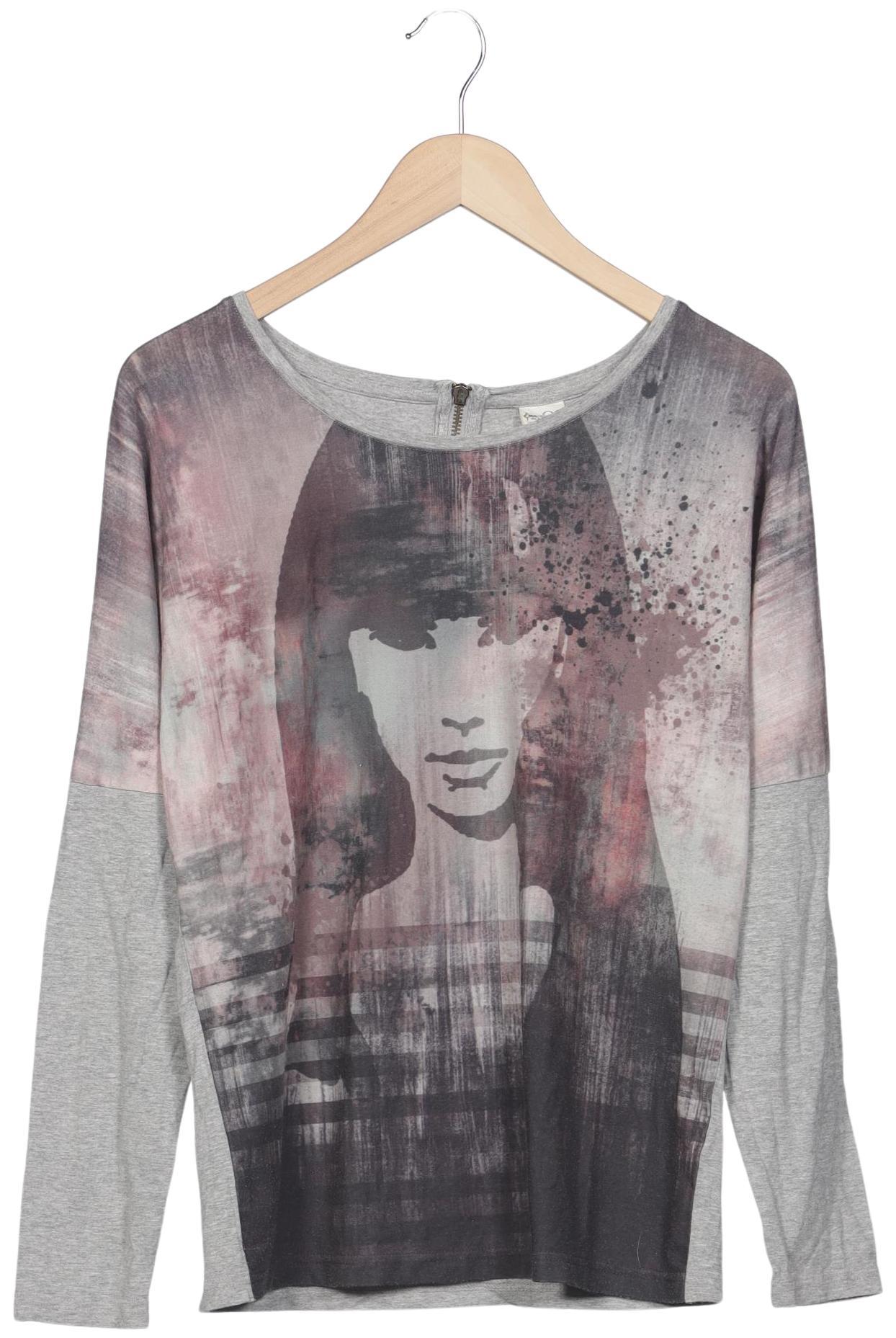 

Taifun Damen Langarmshirt, grau, Gr. 38