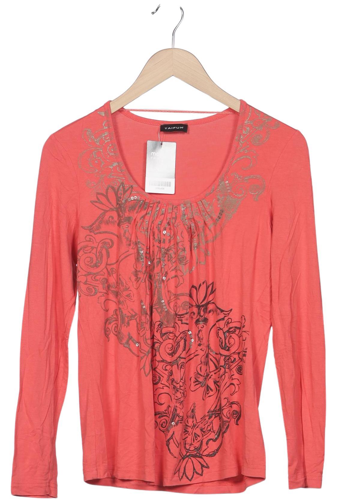 

Taifun Damen Langarmshirt, rot, Gr. 38