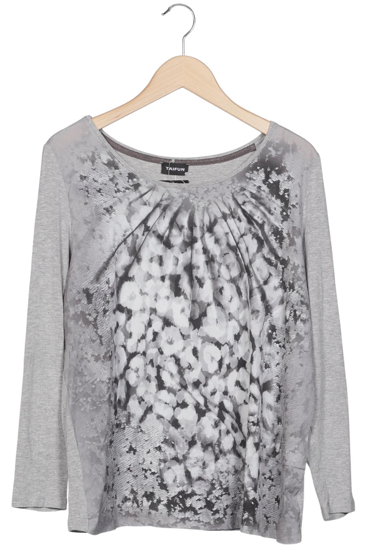 

Taifun Damen Langarmshirt, grau, Gr. 42