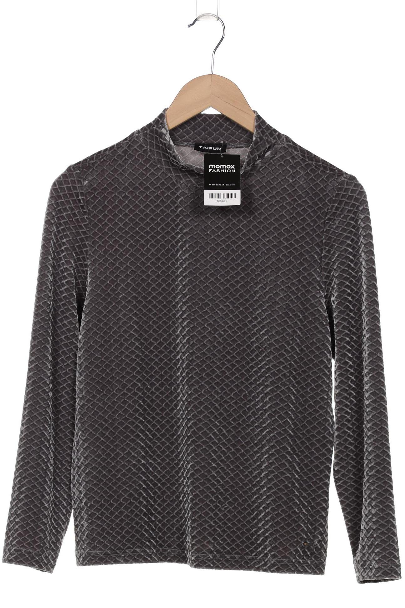 

Taifun Damen Langarmshirt, grau, Gr. 38